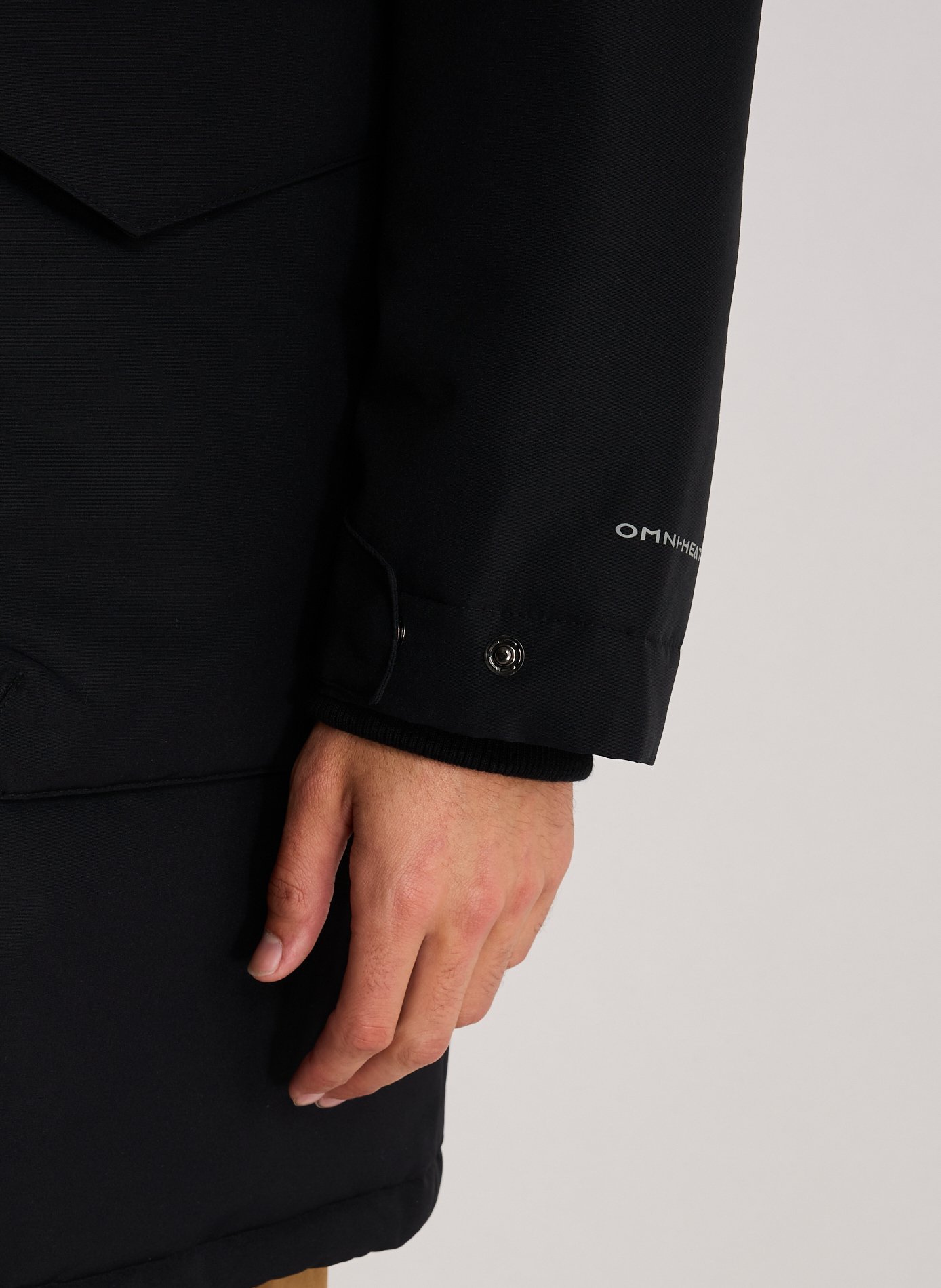 Waterproof hooded parka COLUMBIA Black