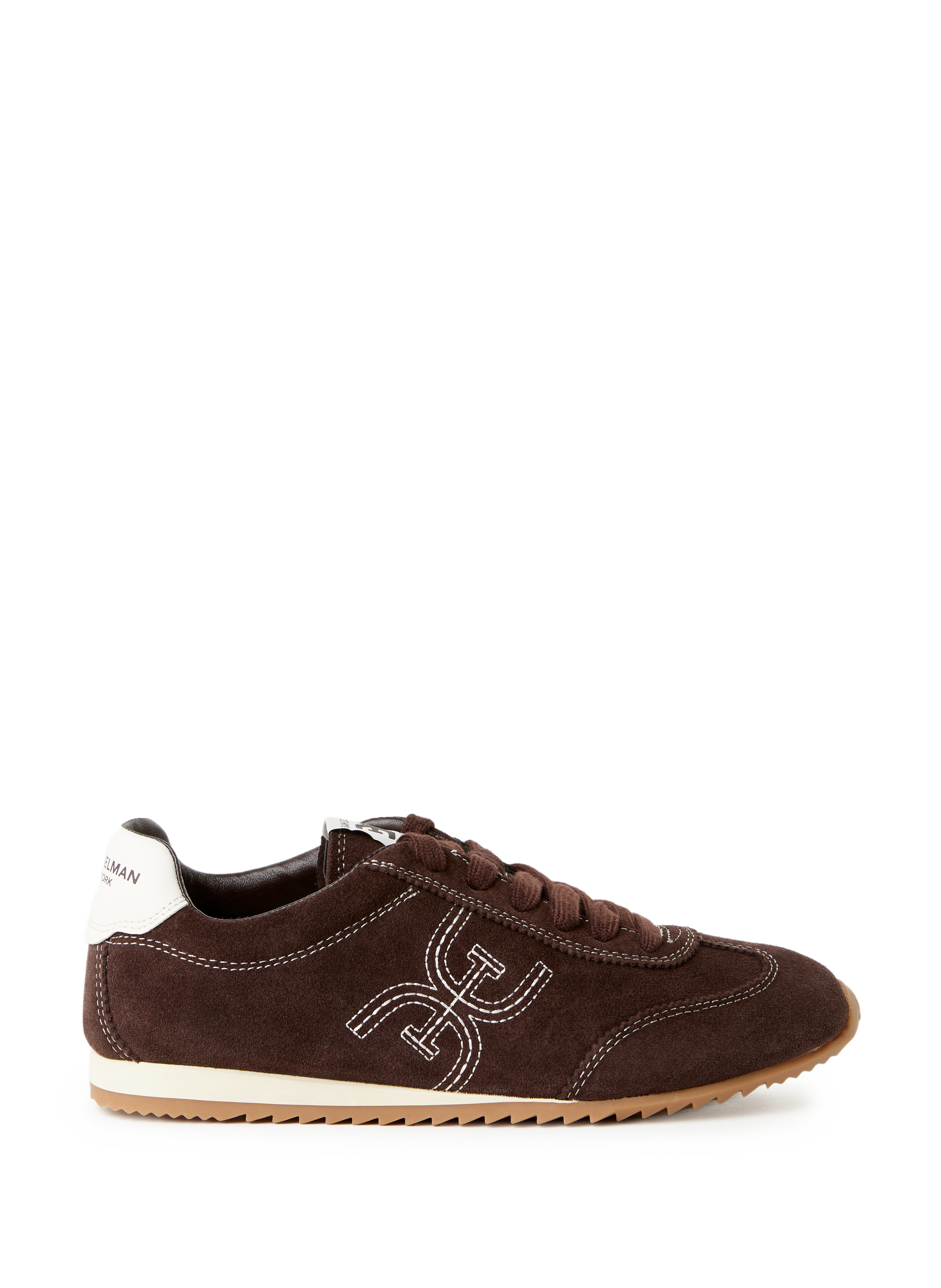 Baskets en cuir mélangé Marron by SAM EDELMAN SAM EDELMAN Baskets en cuir mélangé Marron