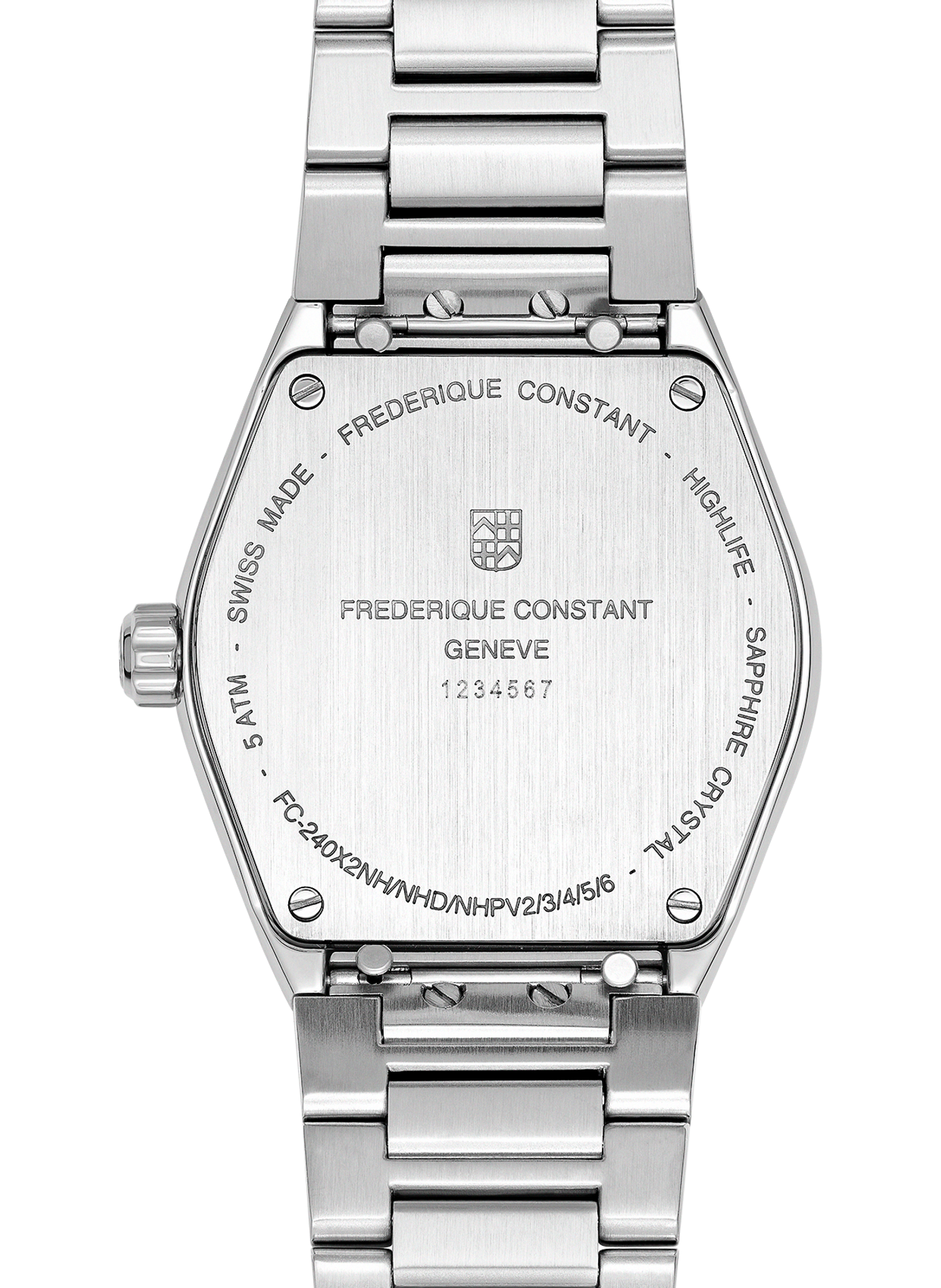 Montre quartz Highlife Ladies en acier FREDERIQUE CONSTANT Bleu