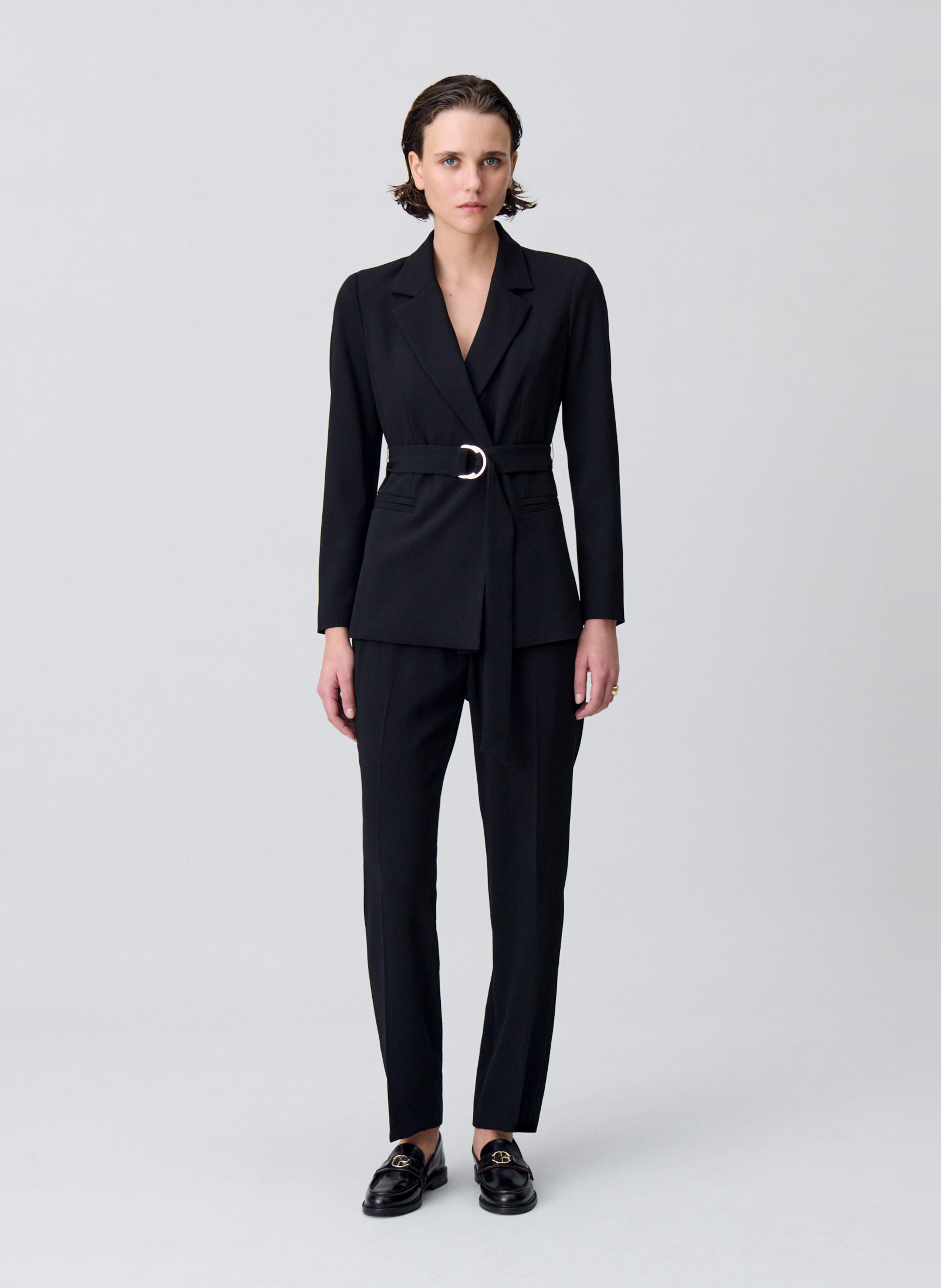 Pantalon droit CLAUDIE PIERLOT Bleu