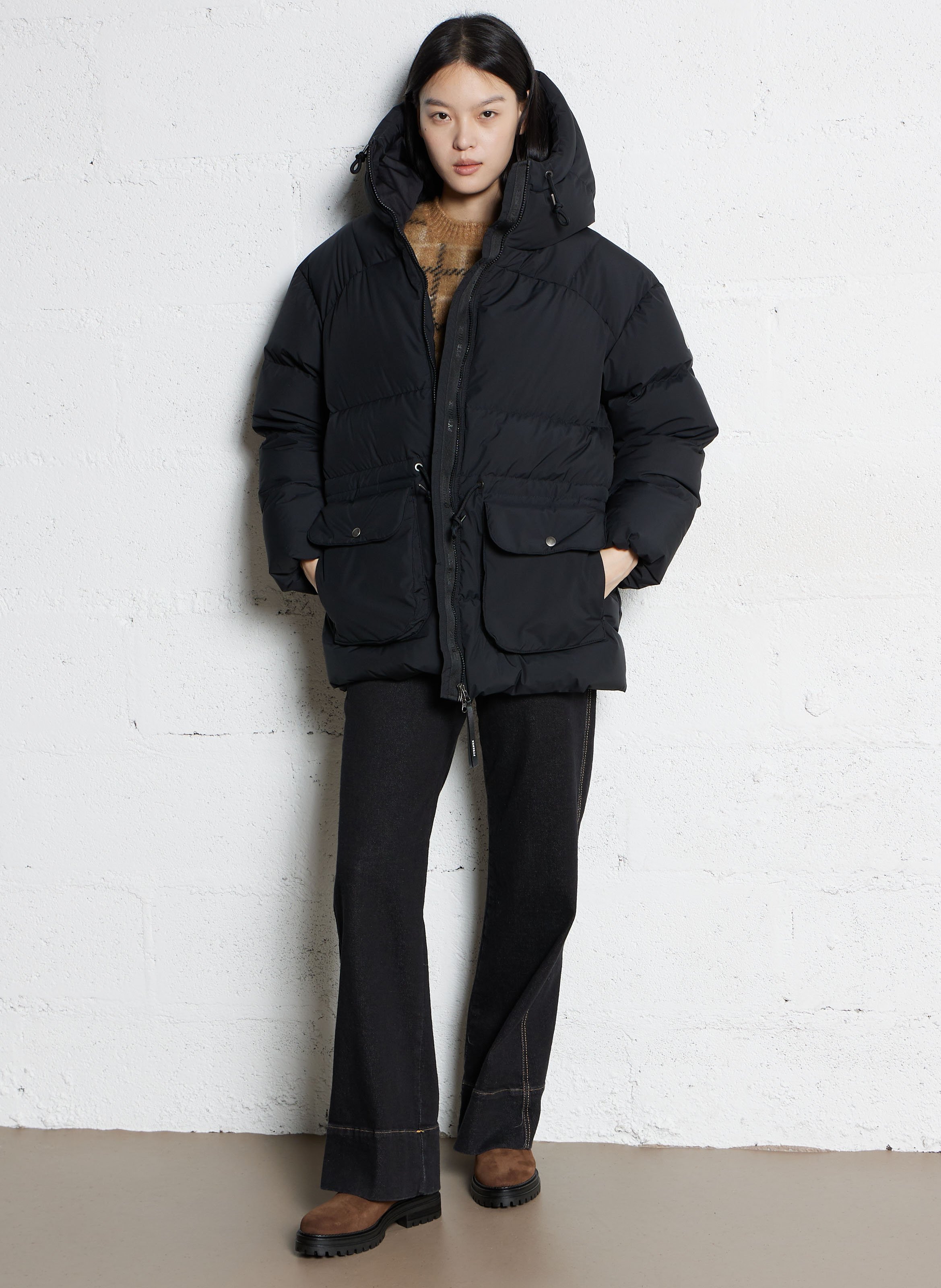 Doudoune à capuche oversize aule PYRENEX Noir