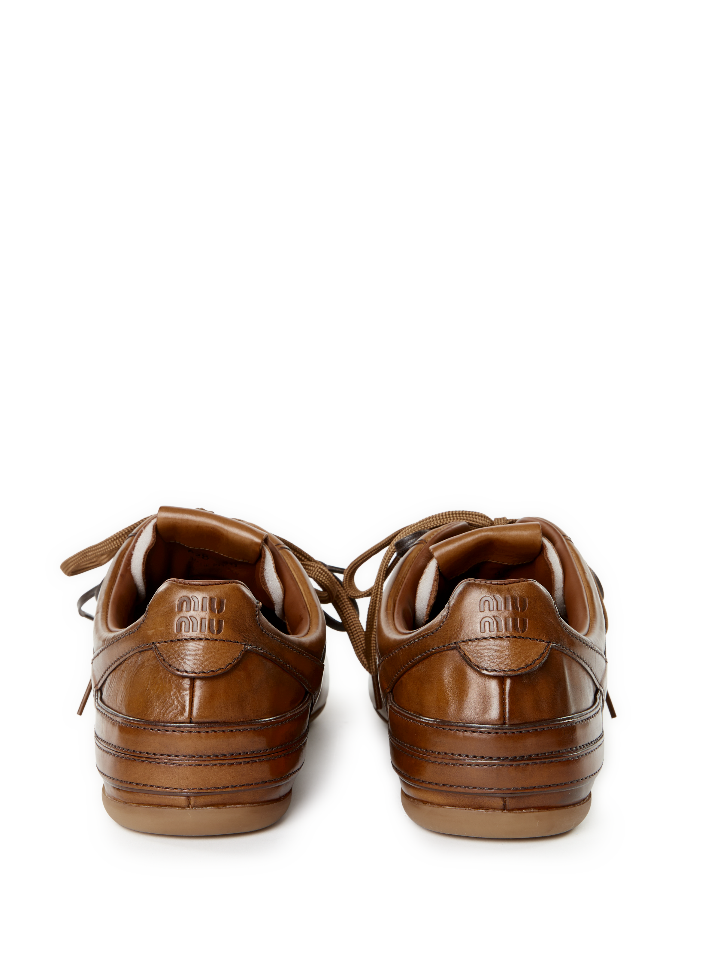 Baskets Gymnasius MIU MIU Marron