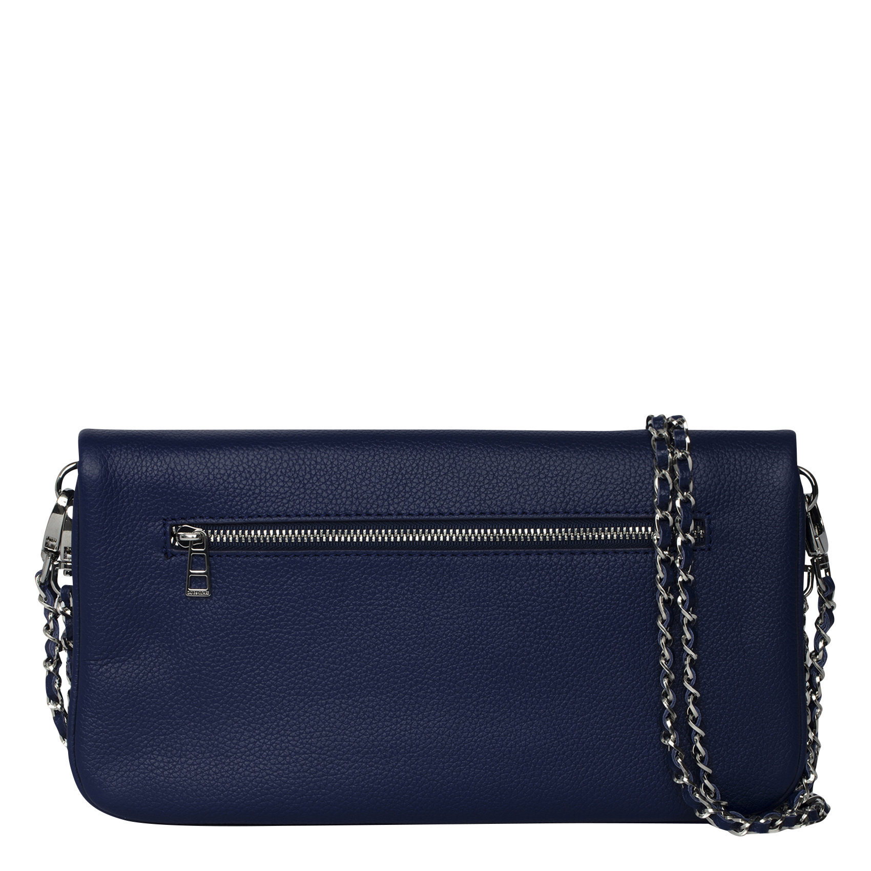 Pochette en cuir rock ZADIG&VOLTAIRE Bleu