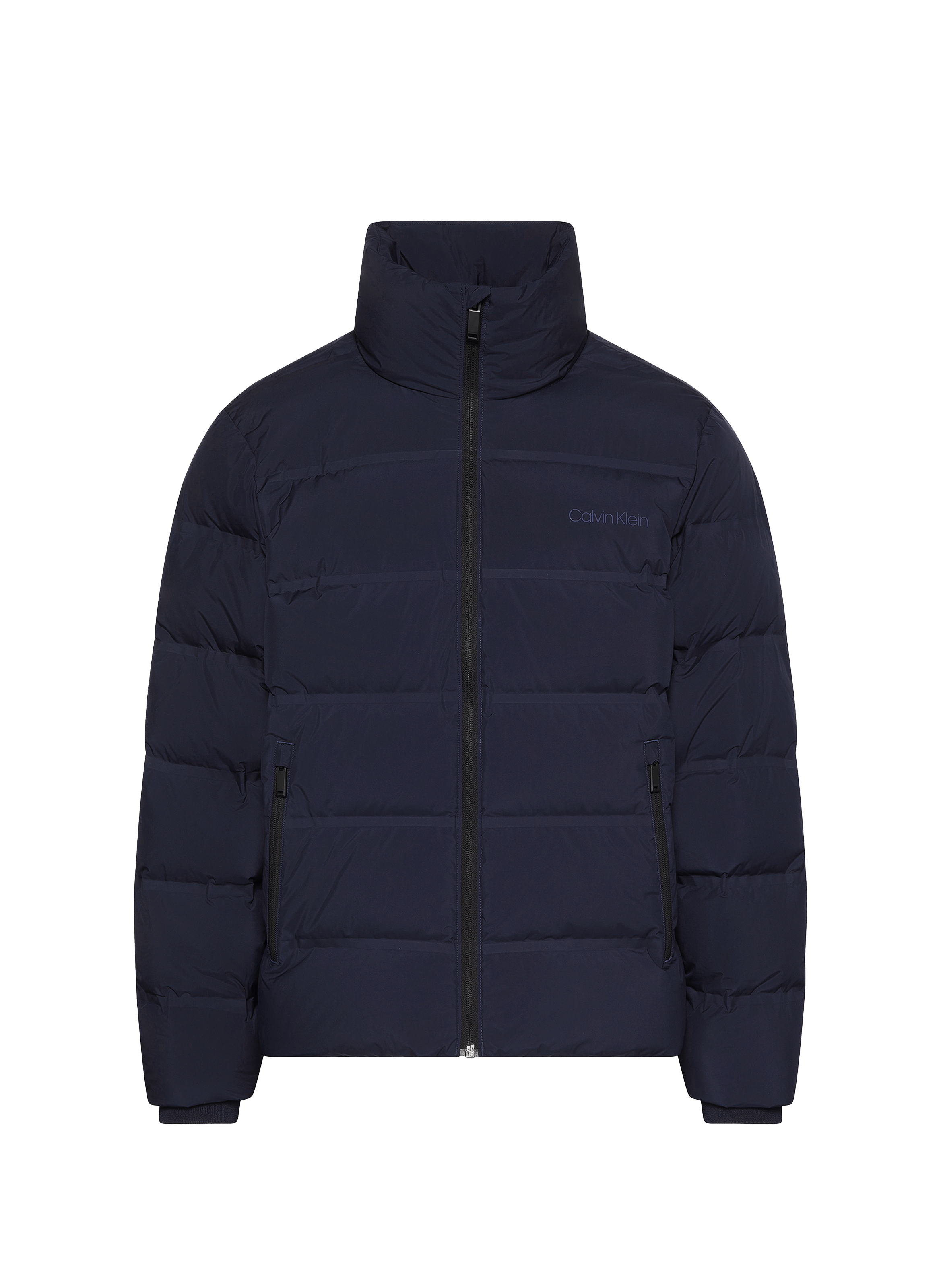 Doudoune droite matelassée à col montant CALVIN KLEIN Bleu