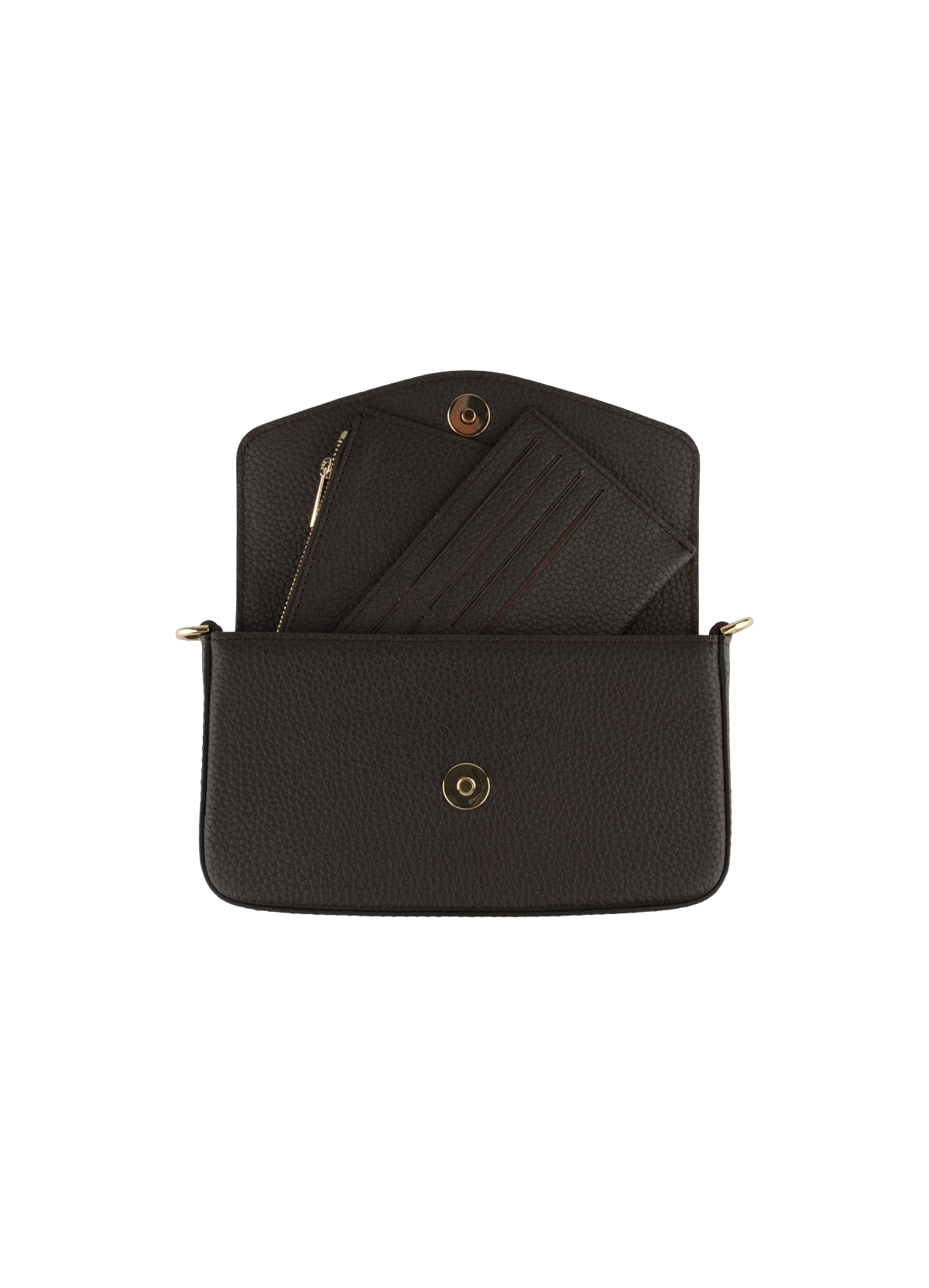 Club | bandoulière de sac en toile coton POURCHET Marron