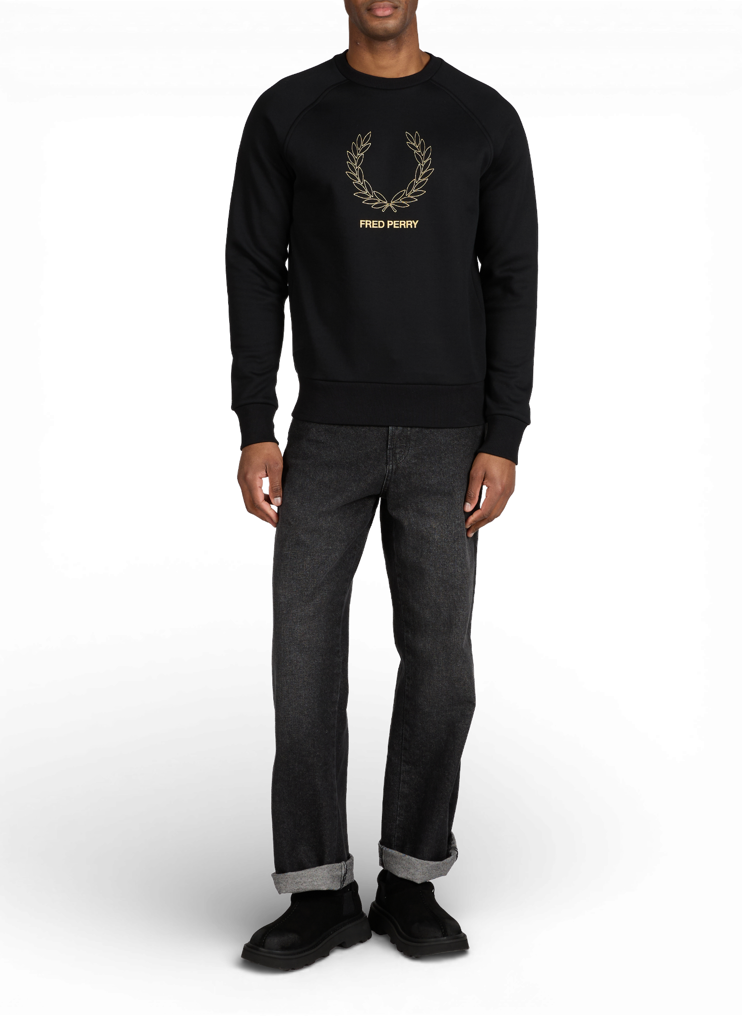 Straight cotton jeans DICKIES Black