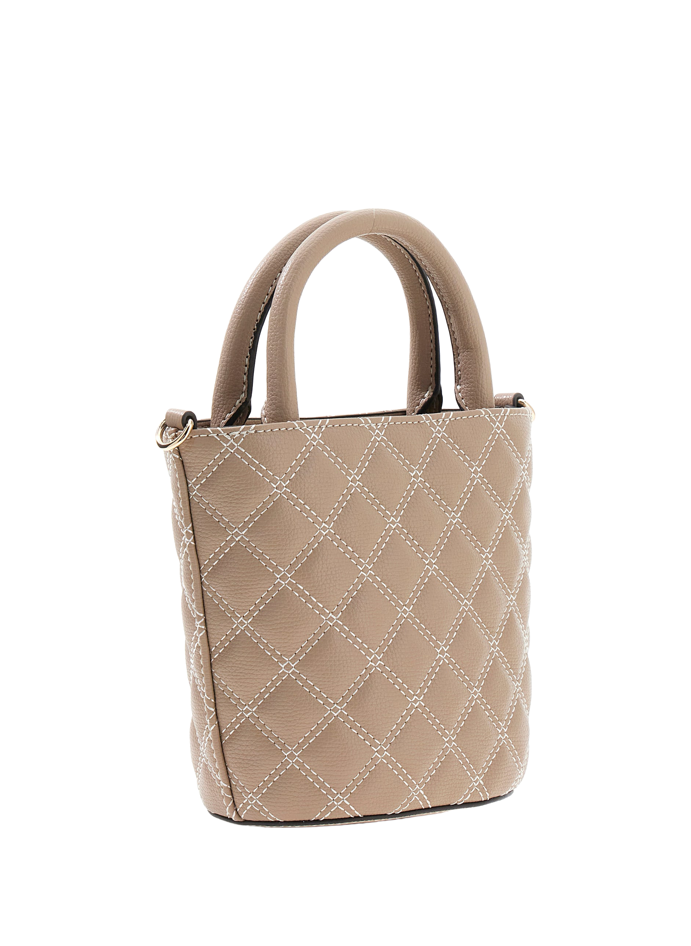 Giully quilted bucket bag GUESS Brown
