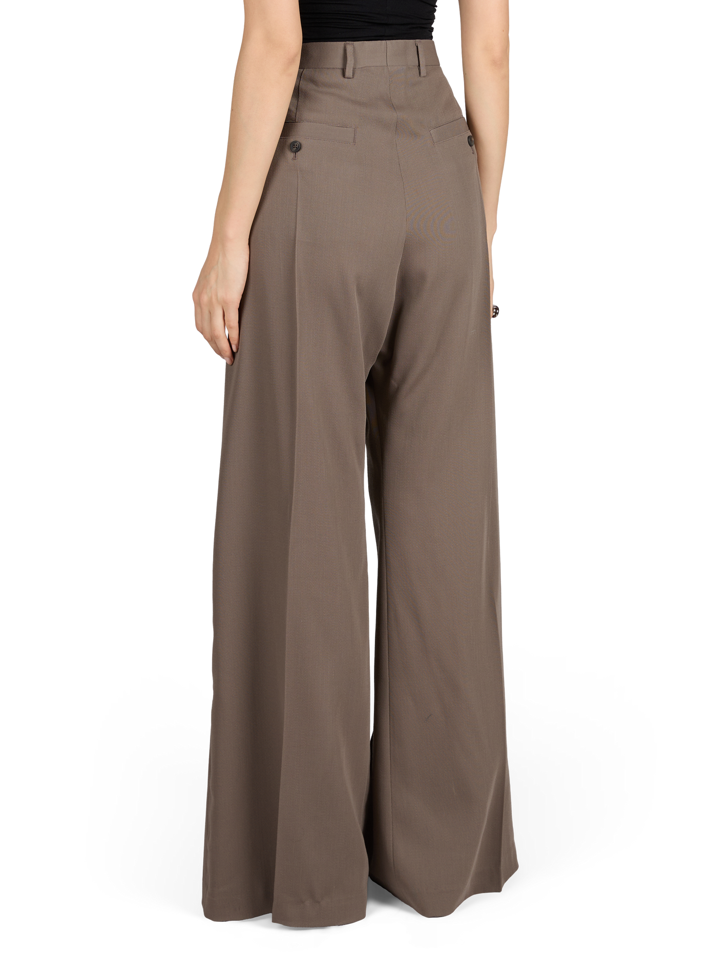 Pantalon Belas large en laine RICK OWENS Beige