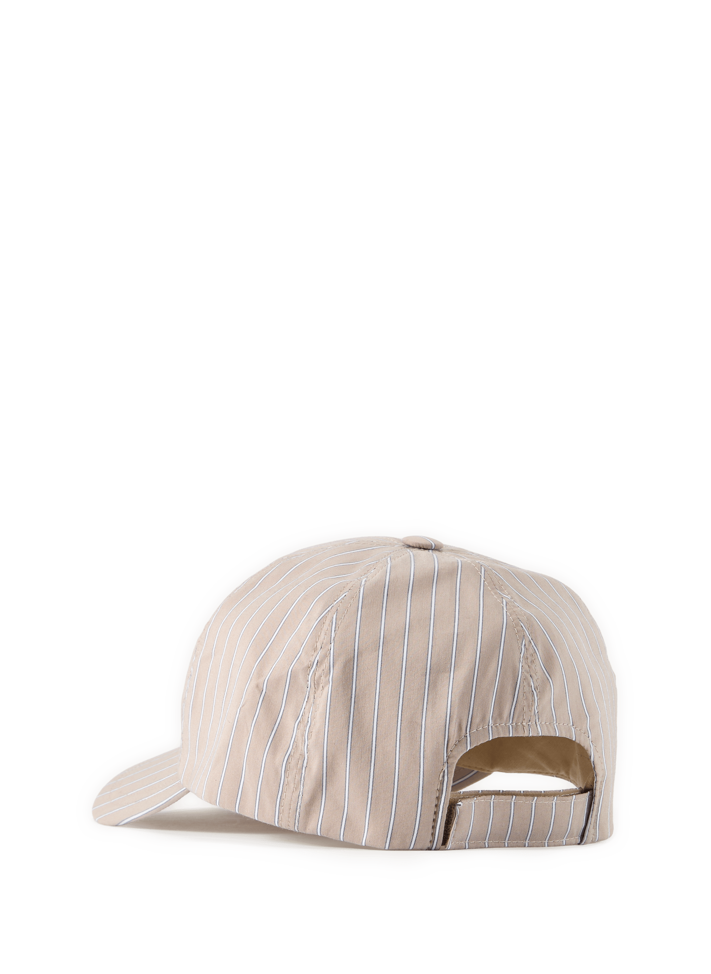 Striped cotton cap  SAISON 1865 Beige