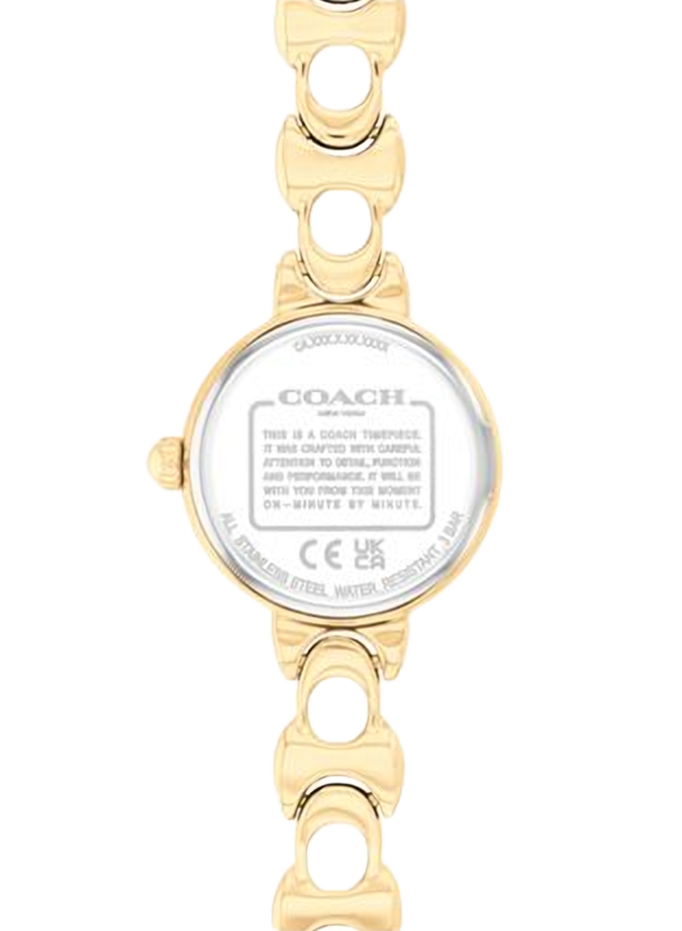 Montre quartz Iris en acier inoxydable COACH MONTRES Doré