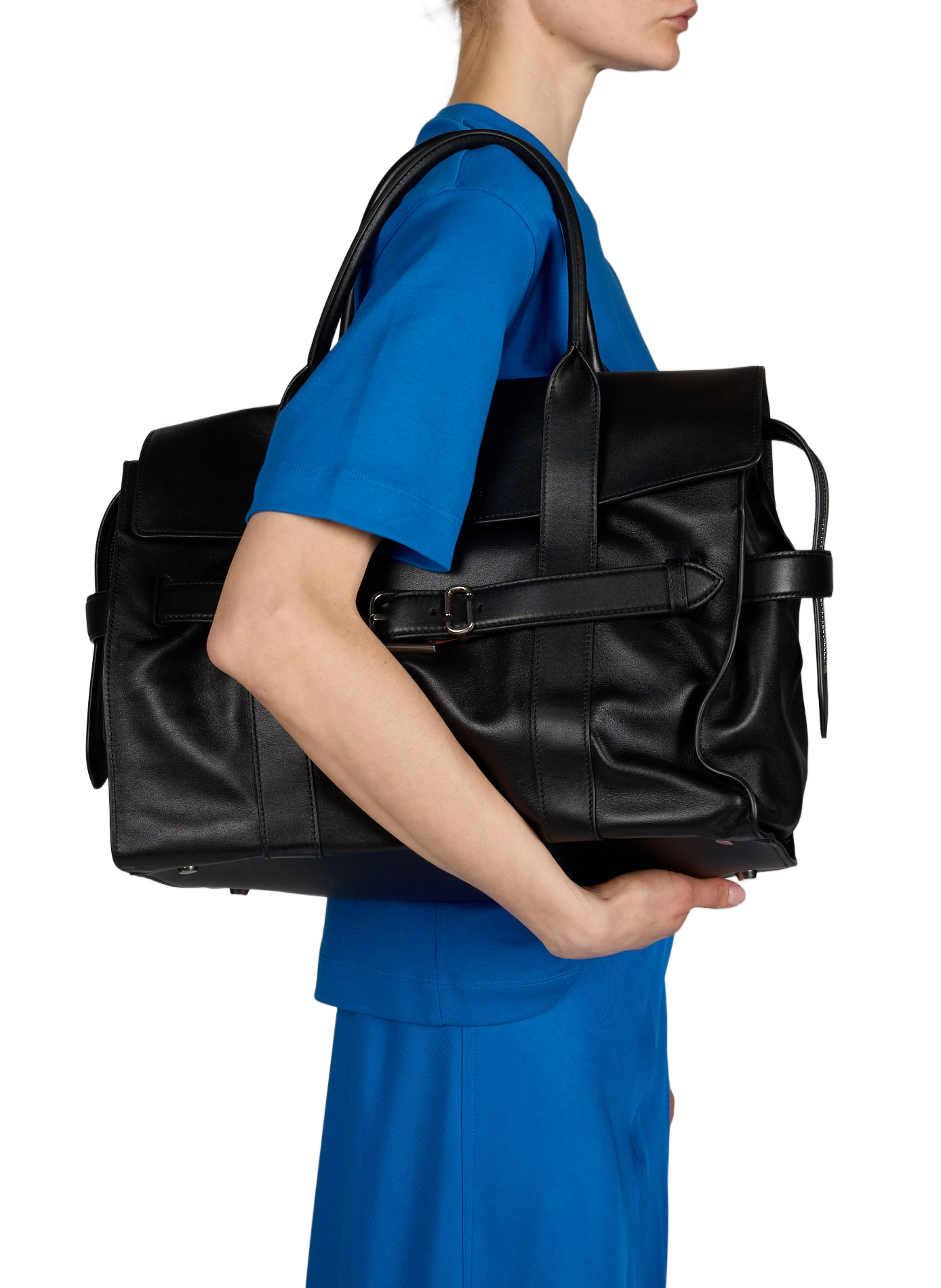 The Dakota Leather Tote MARC JACOBS Black