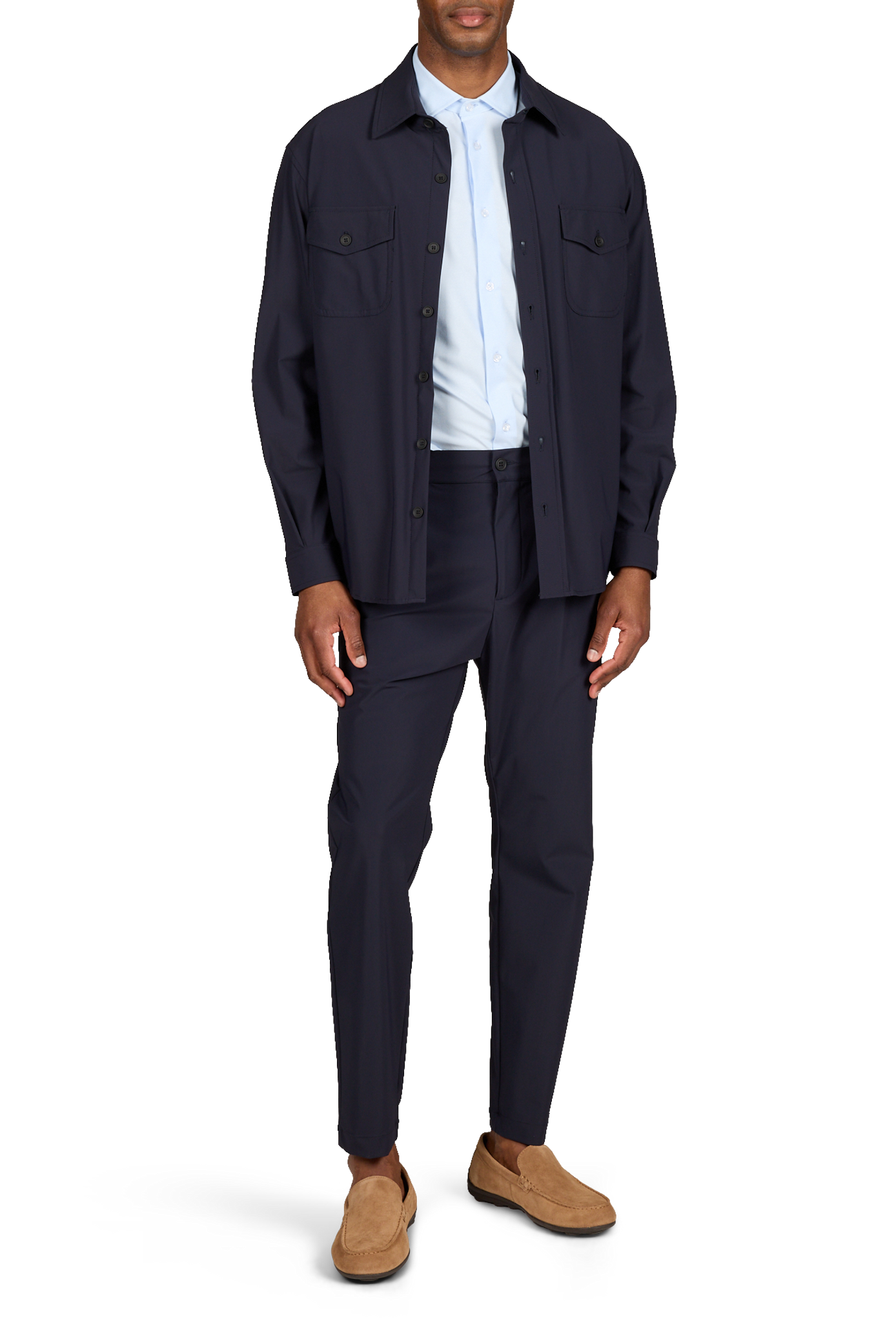 Veste droite col classique CRUNA Bleu