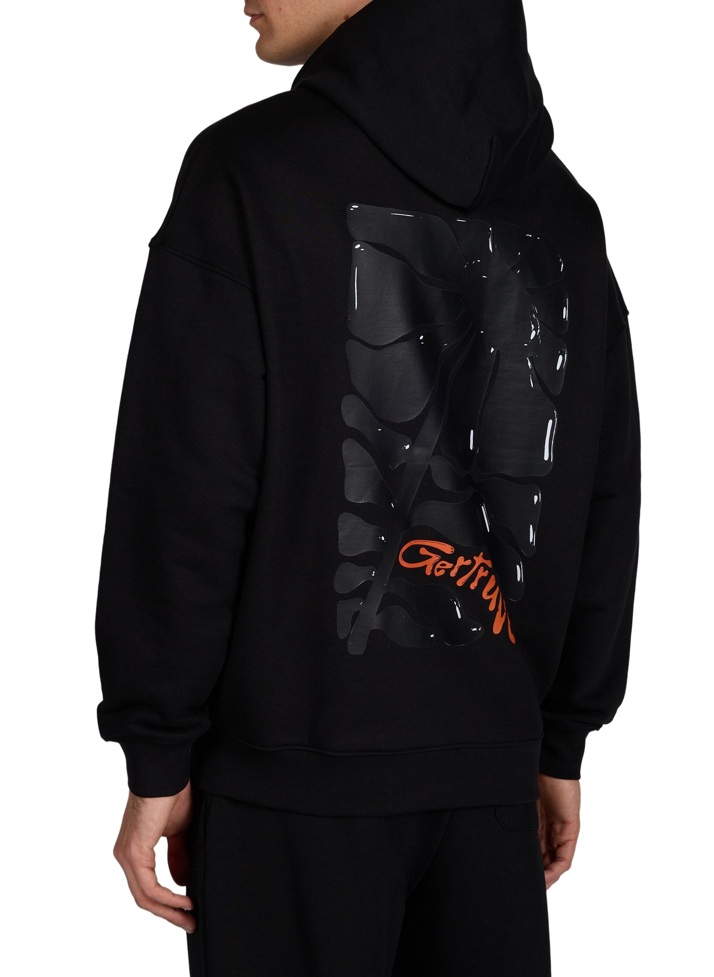 Daisy Blush Cotton Antoine Sweatshirt GERTRUDE ET GASTON Black