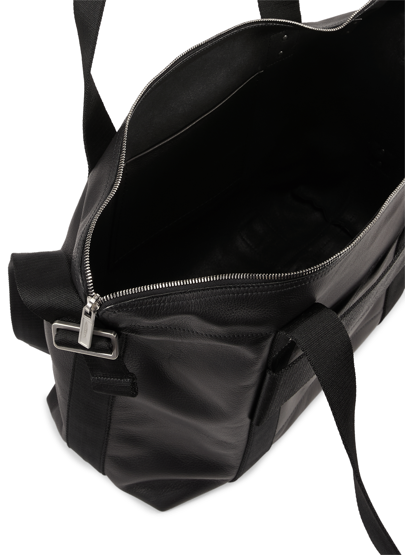 Sac weekend en cuir RICK OWENS Noir