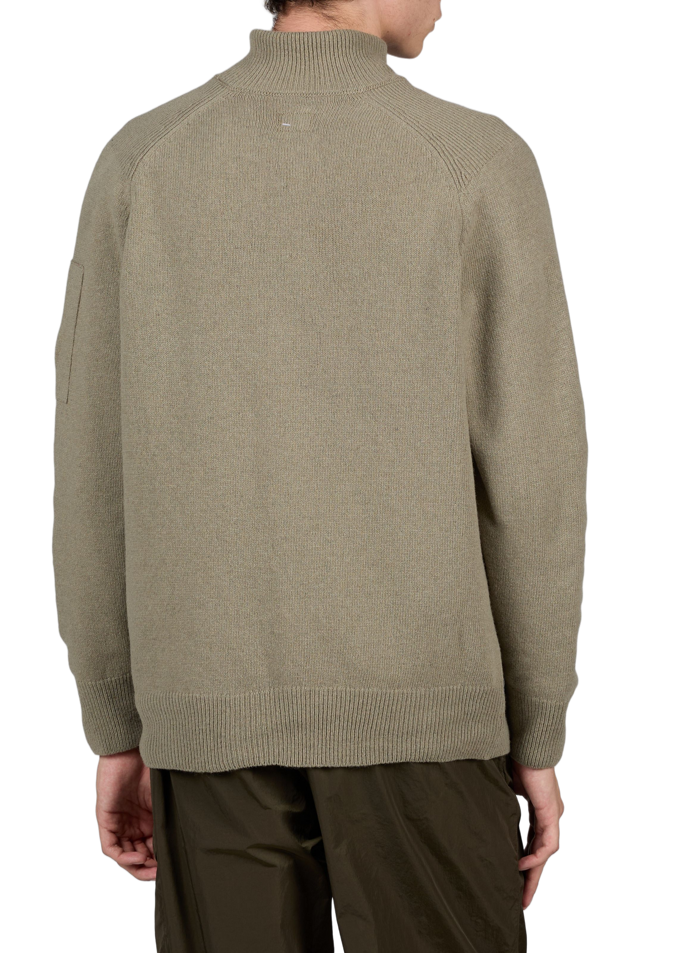 Sweatshirt droit en laine mélangé CP COMPANY Gris
