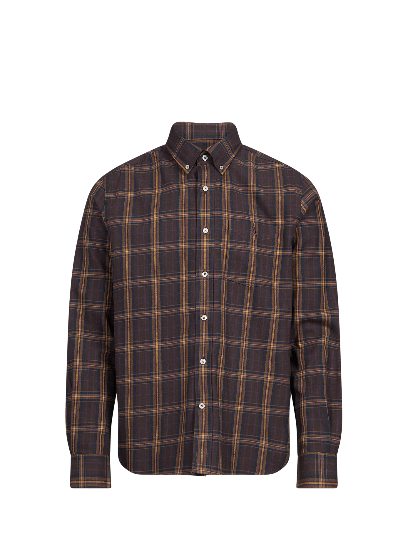 Straight classic collar shirt in printed cotton AIGLE Multicolour