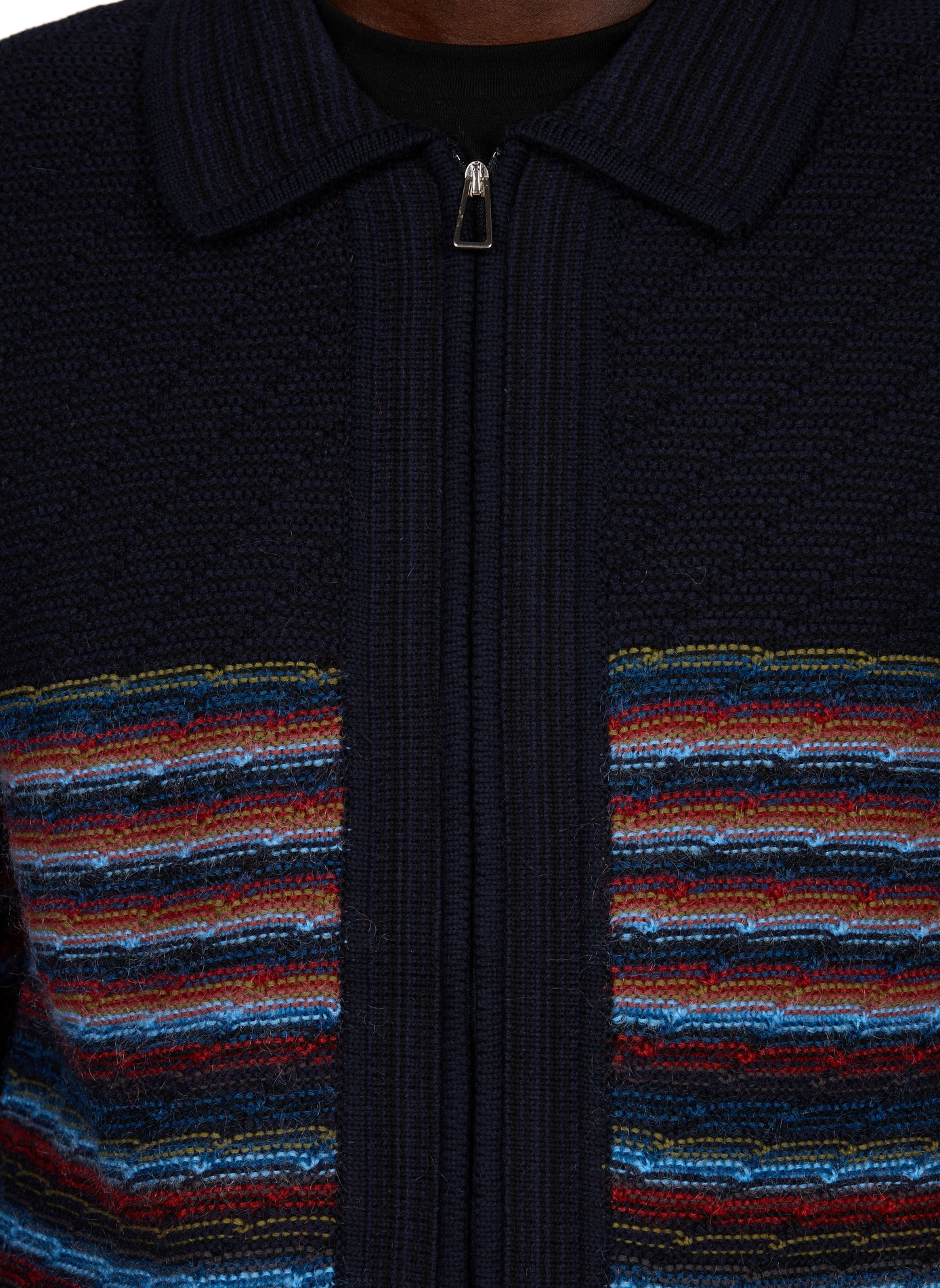 Straight wool blend vest PAUL SMITH Blue