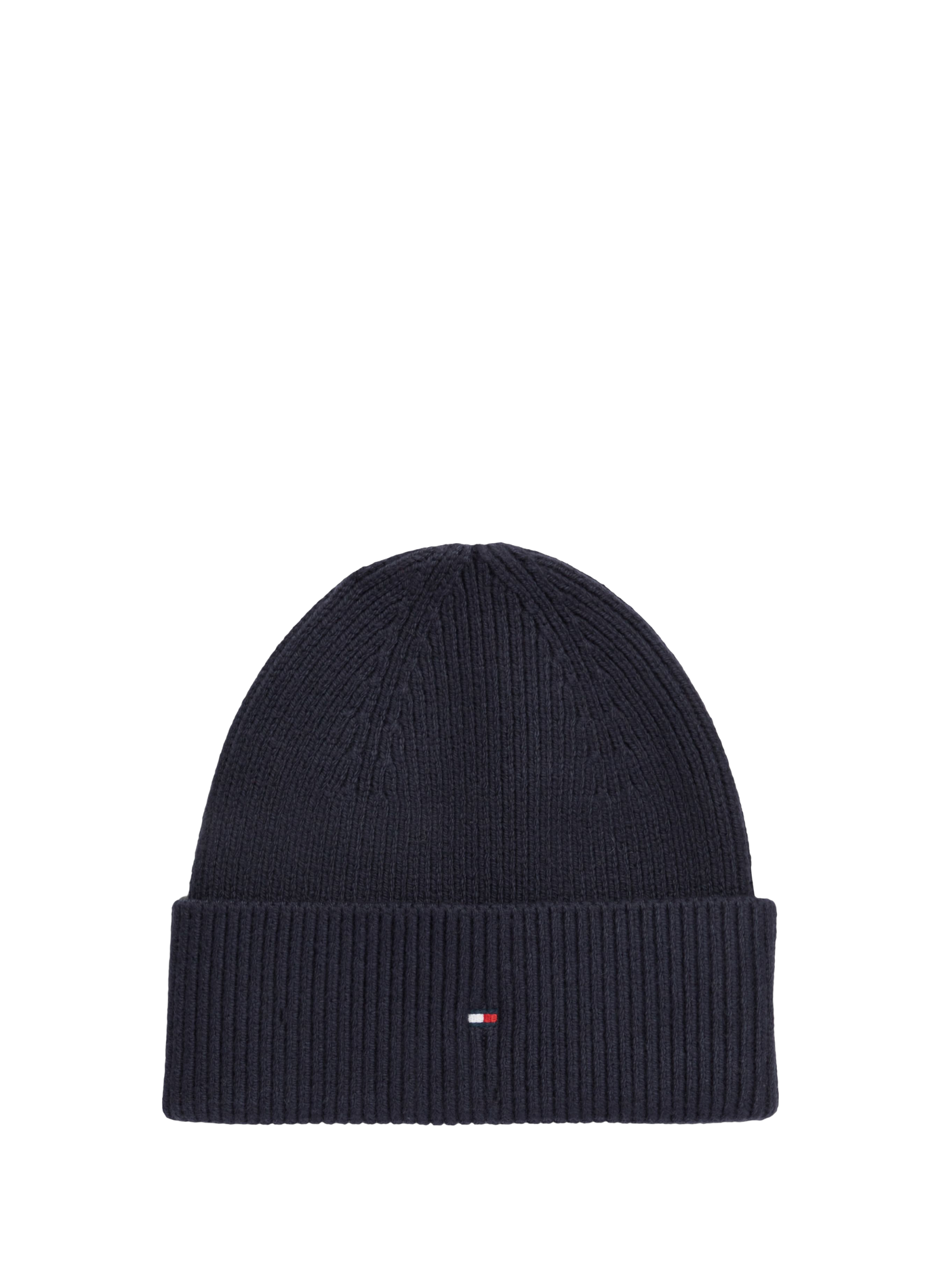 Cotton-blend beanie TOMMY HILFIGER Blue