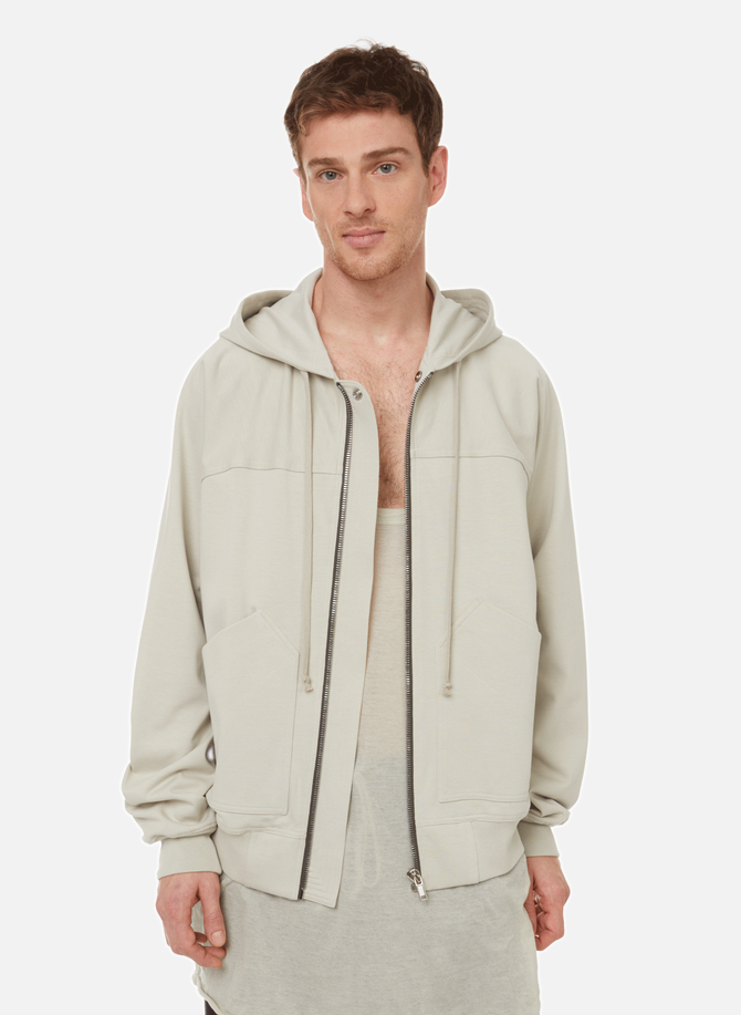Zip-up cotton hoodie RICK OWENS