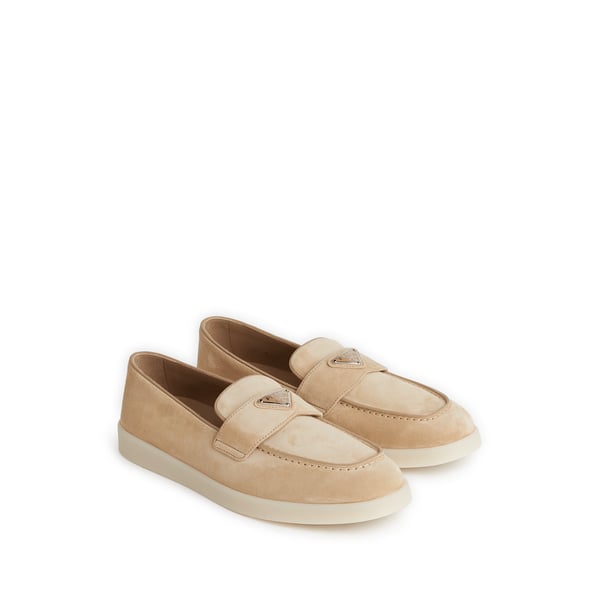 Mocassins en cuir suédé