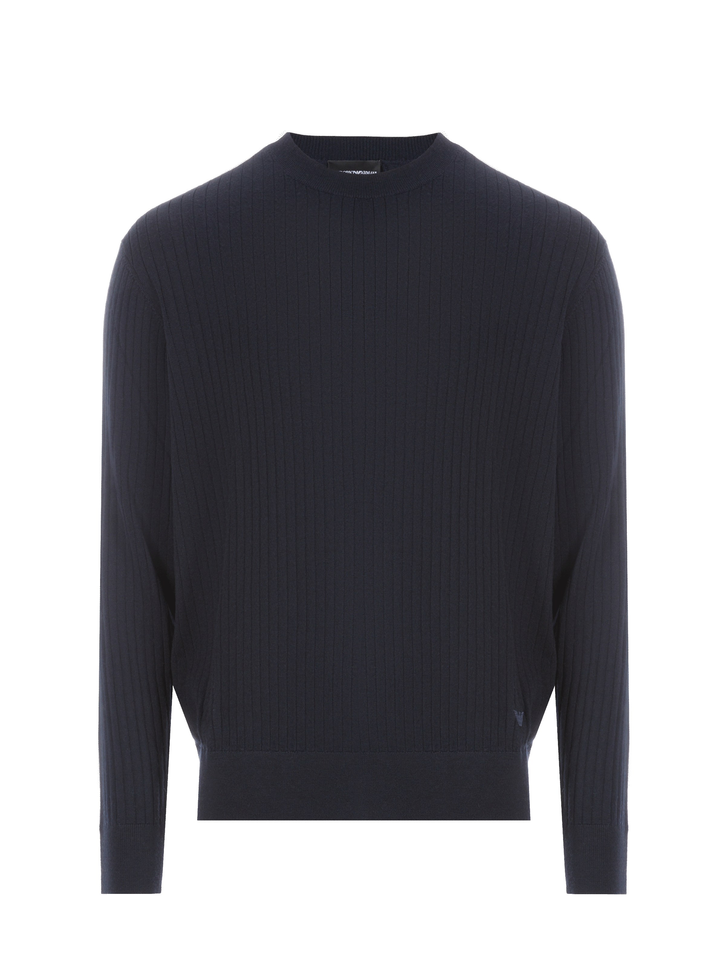 Pull en maille côtelé