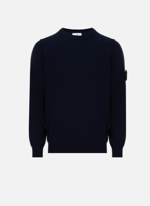 Blue cotton sweatshirtSTONE ISLAND 