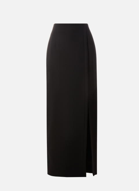 تنورة طويلة من الصوف blackdice kayek 