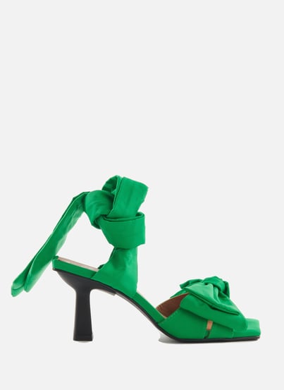 Sandales femme vertes shop