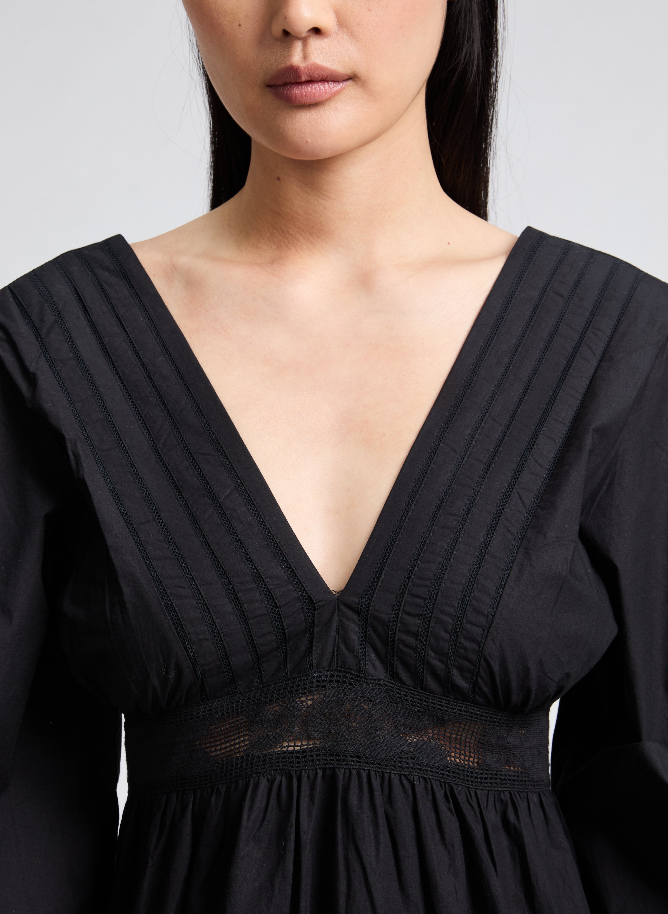 Robe longue Dahlia LOUISE MISHA Noir