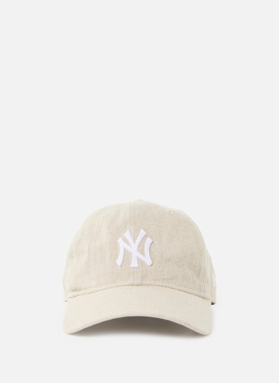 Casquette en lin mélangé Beige by NEW ERA NEW ERA Casquette en lin mélangé Beige