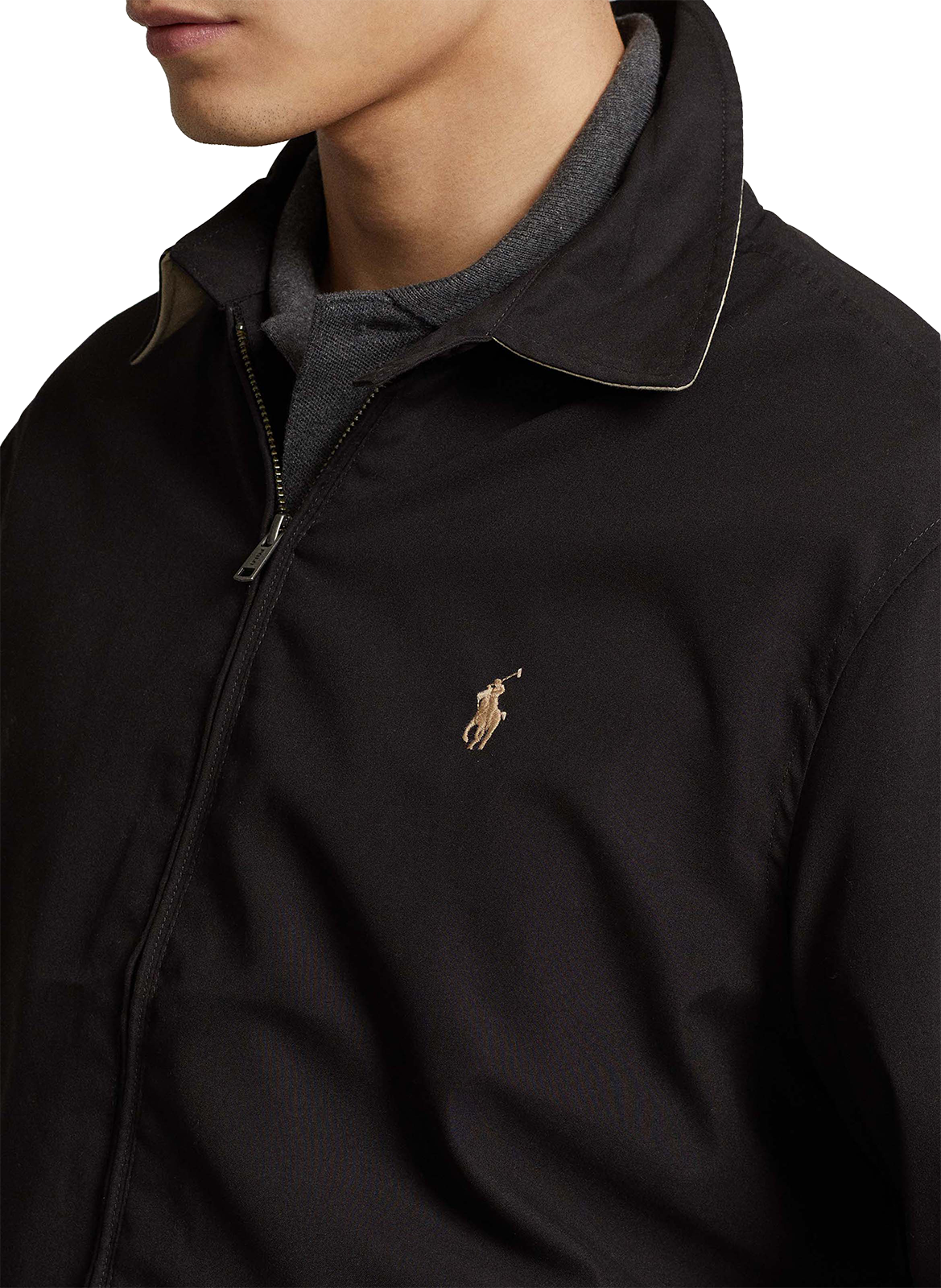 Recycled polyester jacket POLO RALPH LAUREN Black