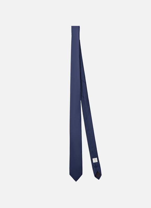 Silk-blend tie Blue by CALVIN KLEIN CALVIN KLEIN Silk-blend tie Blue