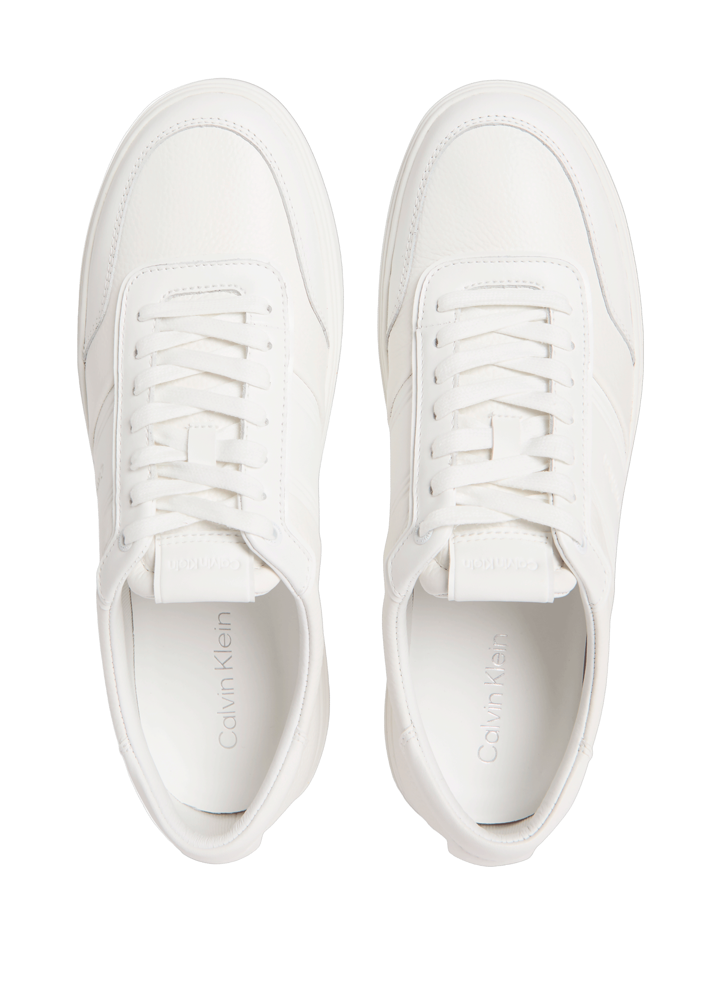 Baskets en cuir CALVIN KLEIN Blanc
