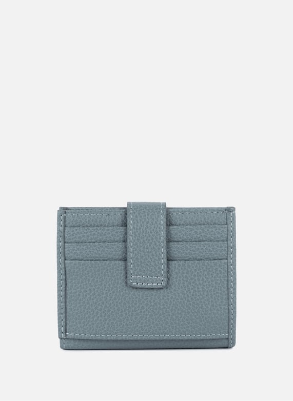 Porte-cartes - foulonné pm | Bleu by LANCASTER Porte-cartes - foulonné pm Bleu