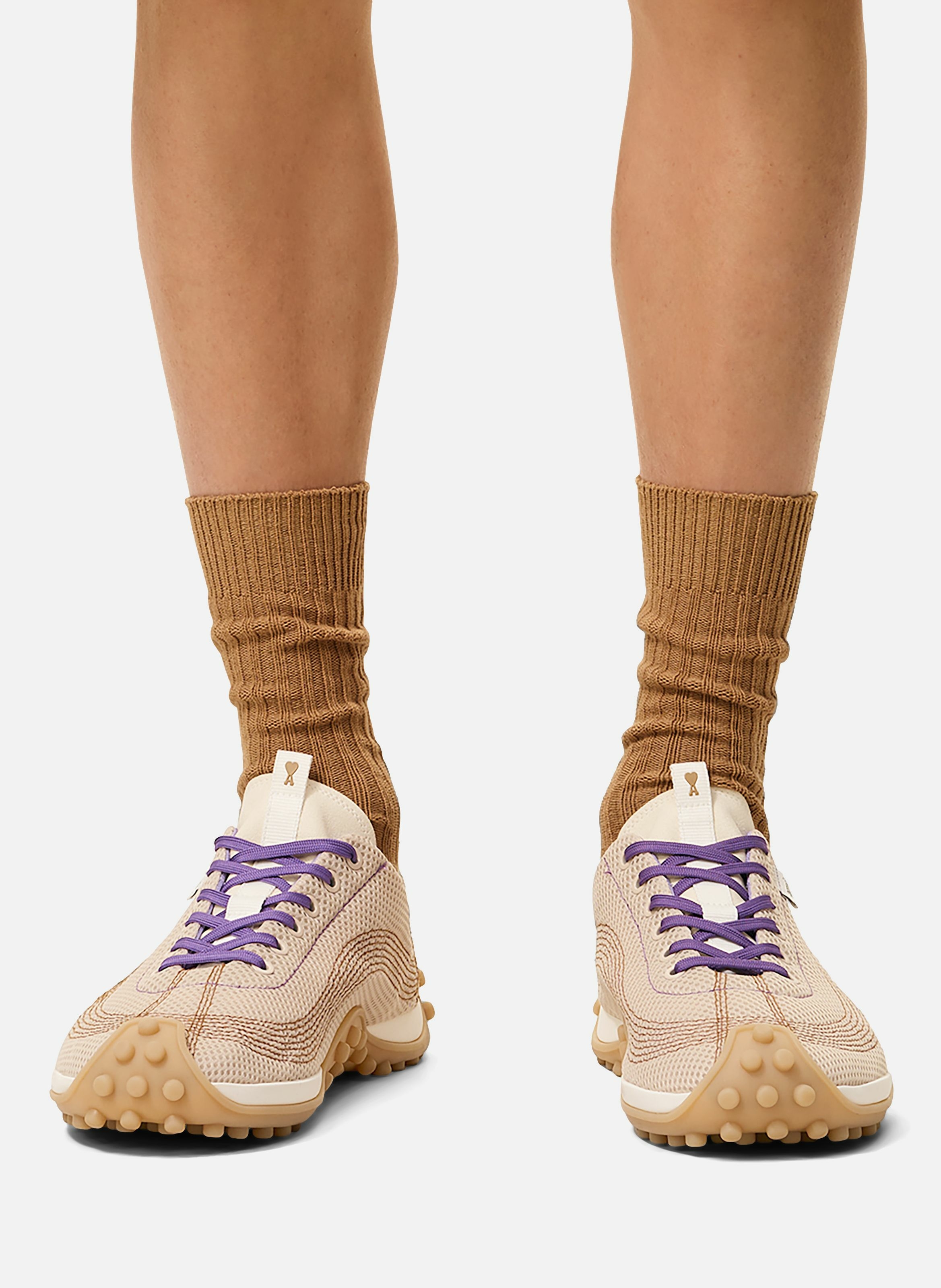 Sneakers mirage unisexes en mesh AMI PARIS Blanc