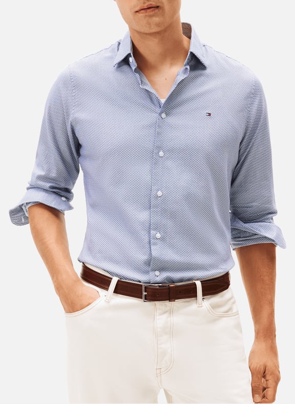 Cotton shirt Blue by TOMMY HILFIGER TOMMY HILFIGER Cotton shirt Blue