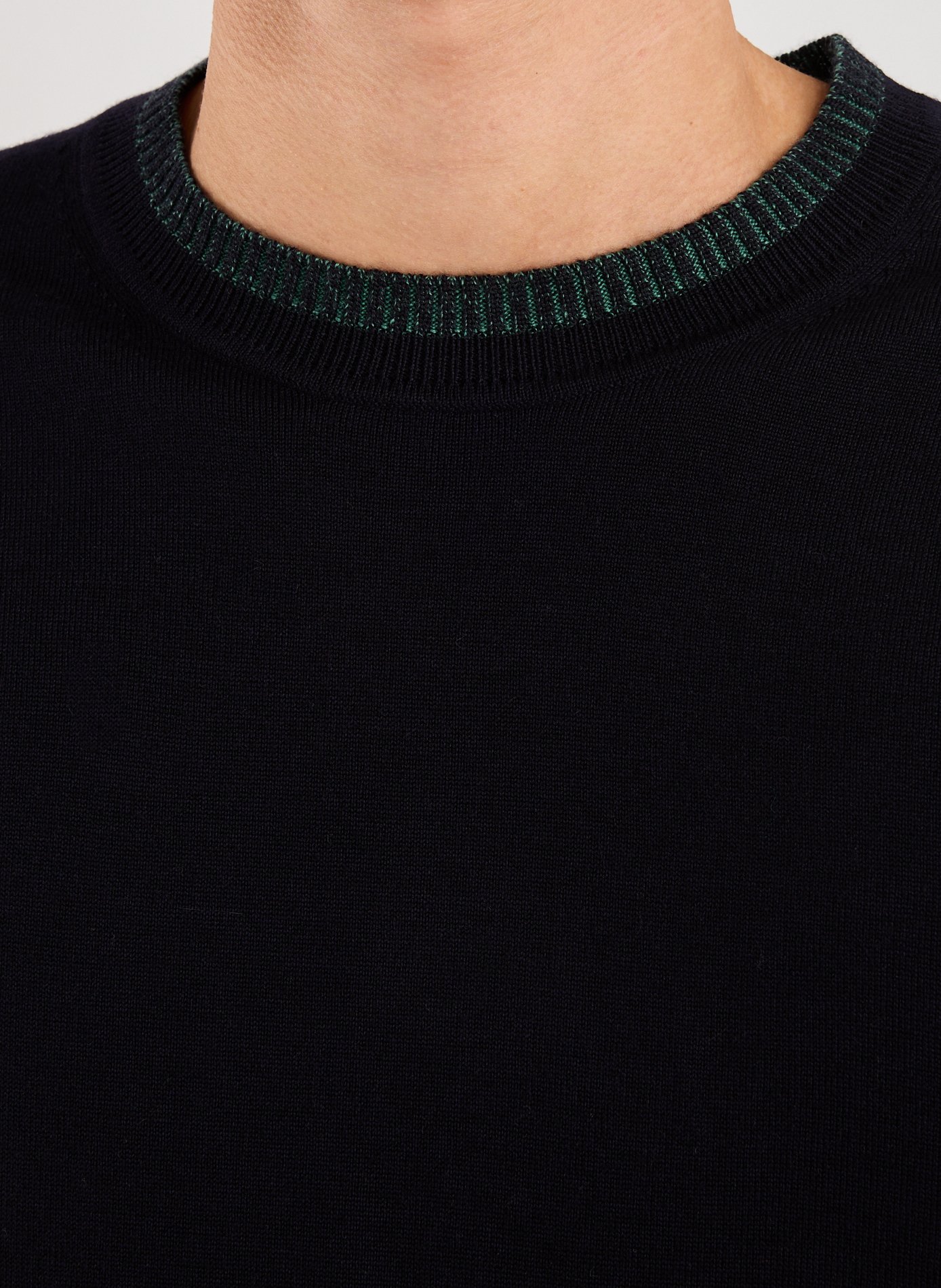  Round-neck wool jumper PAUL SMITH Blue
