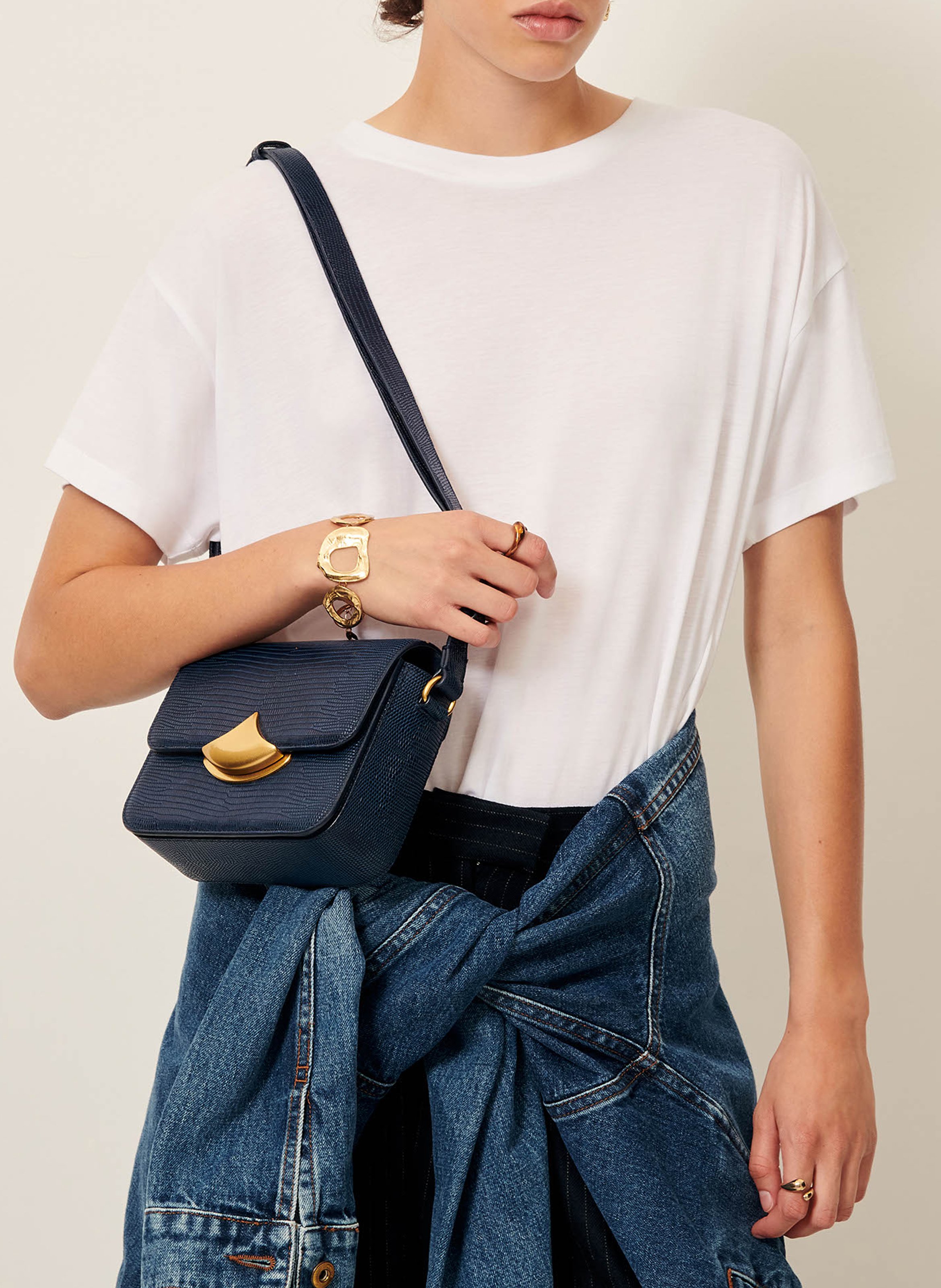 Tee-shirt oversize col rond too SESSUN Blanc