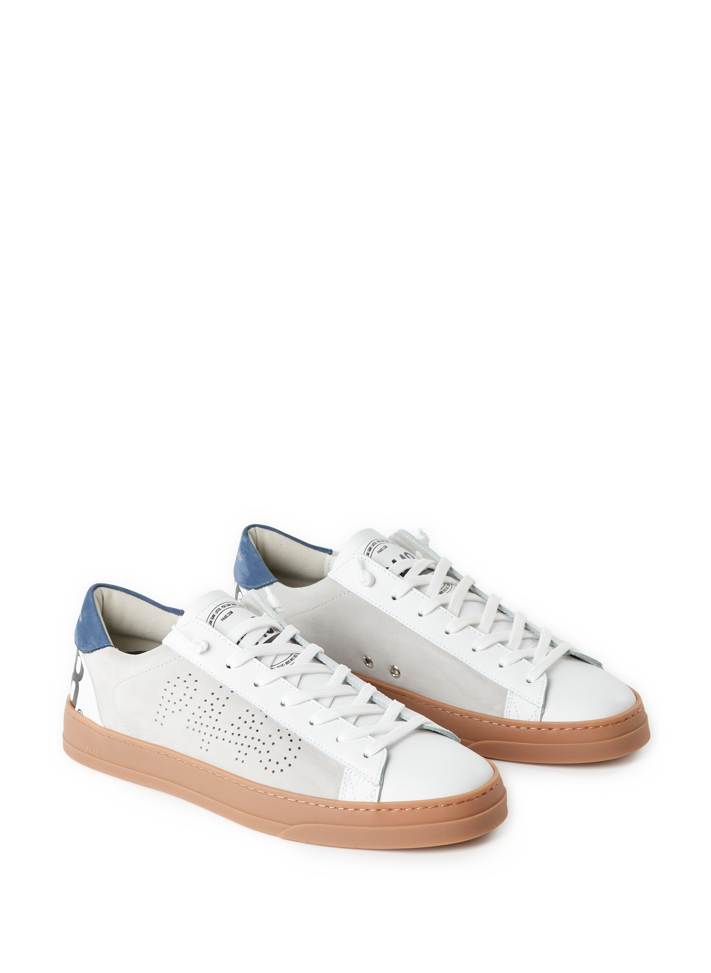 Bi-material sneakers P448 Multicolour