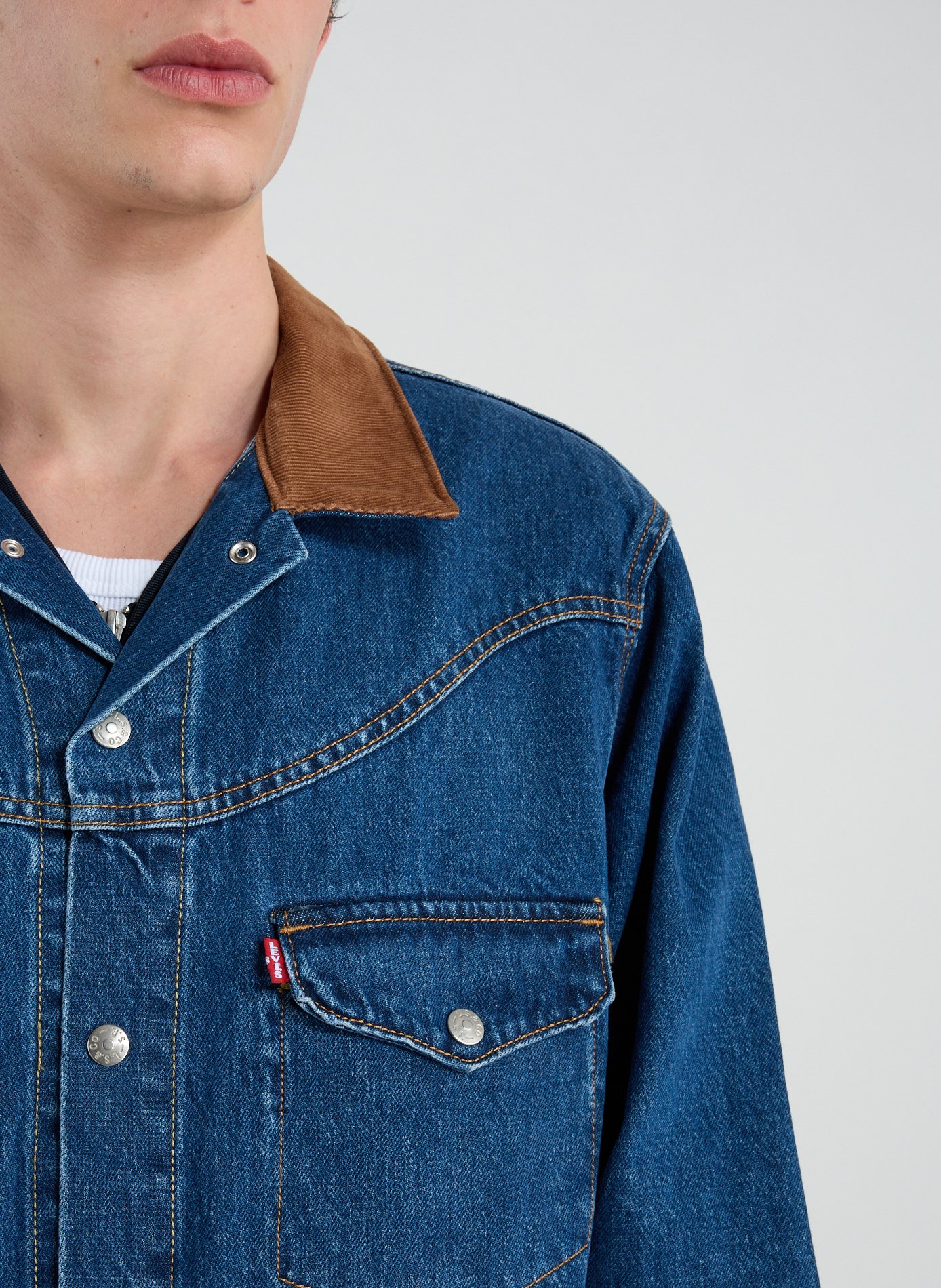 Oversized denim jacket LEVI'S Blue