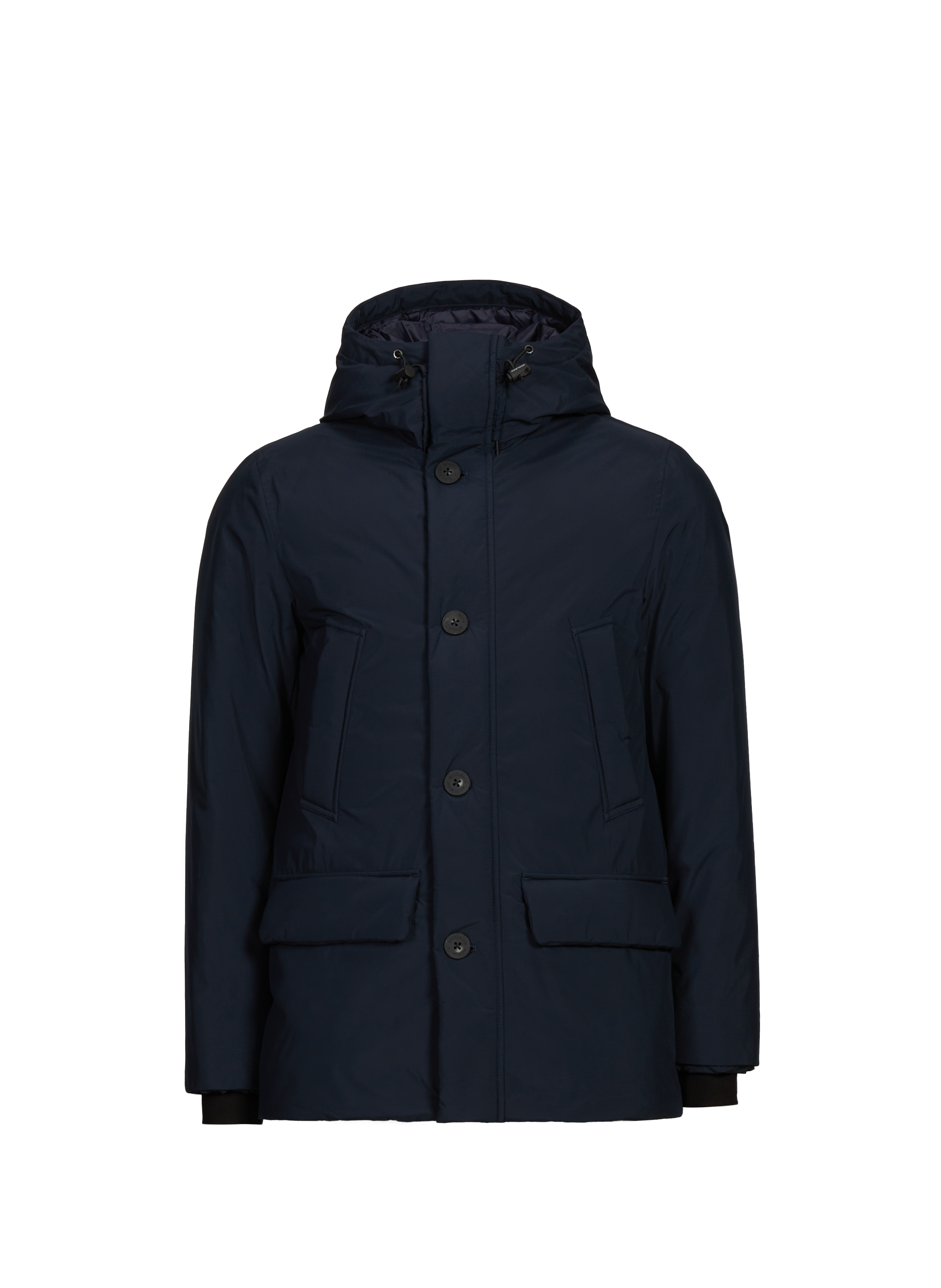 WOOLRICH Parka droite à capuche Bleu