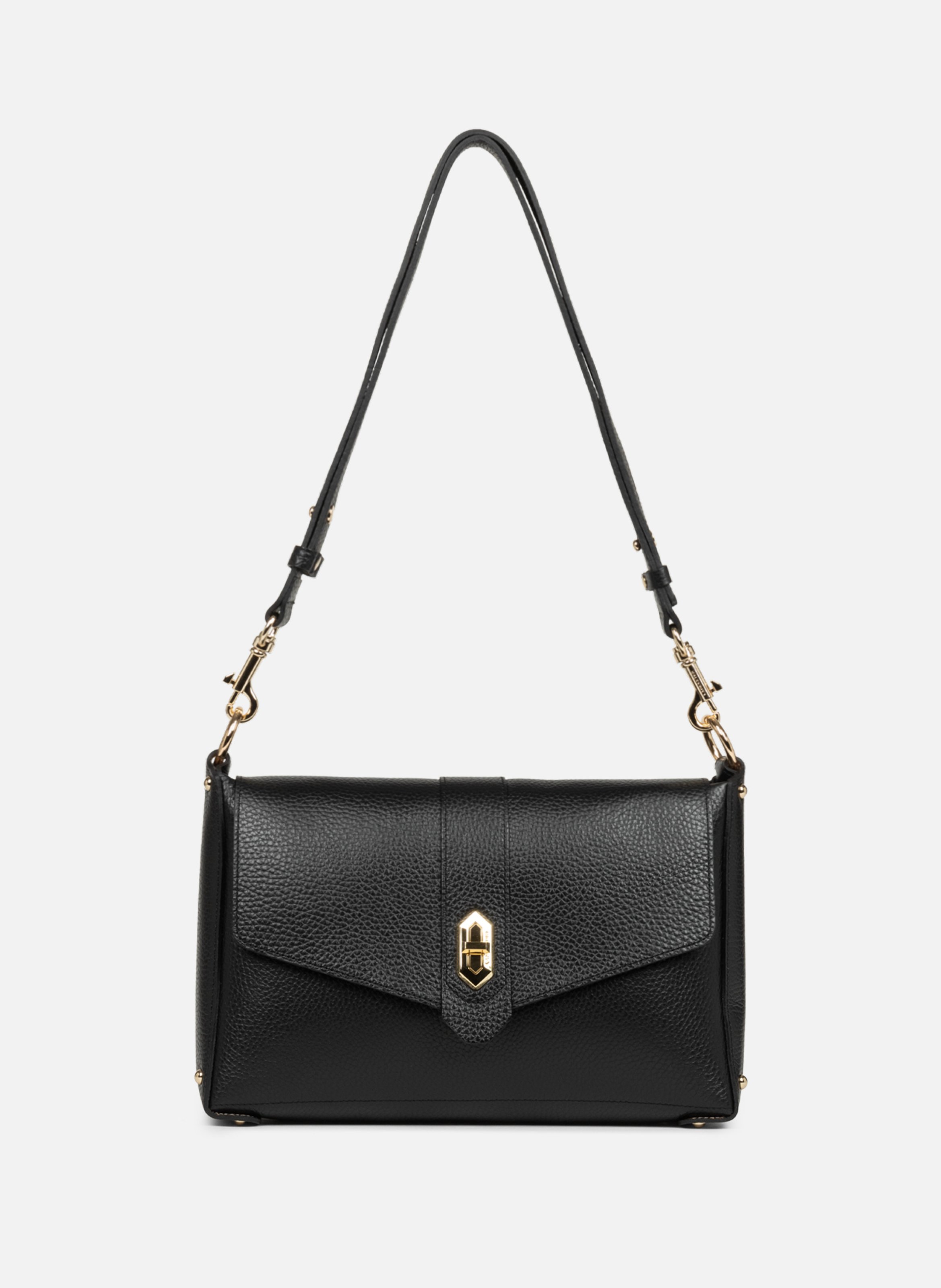 LANCASTER Sac trotteur - top double Noir