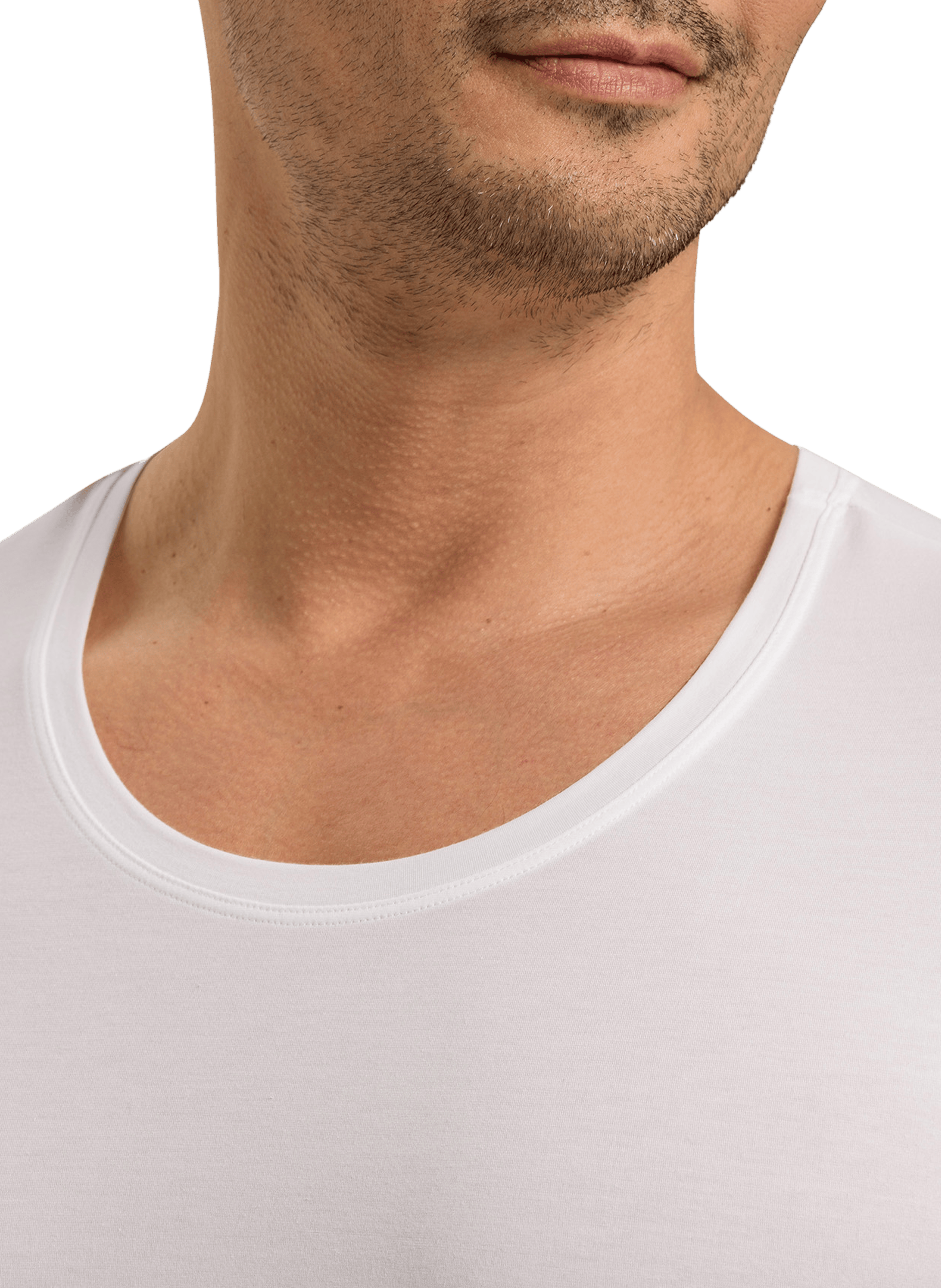 Cotton T-shirt HANRO White