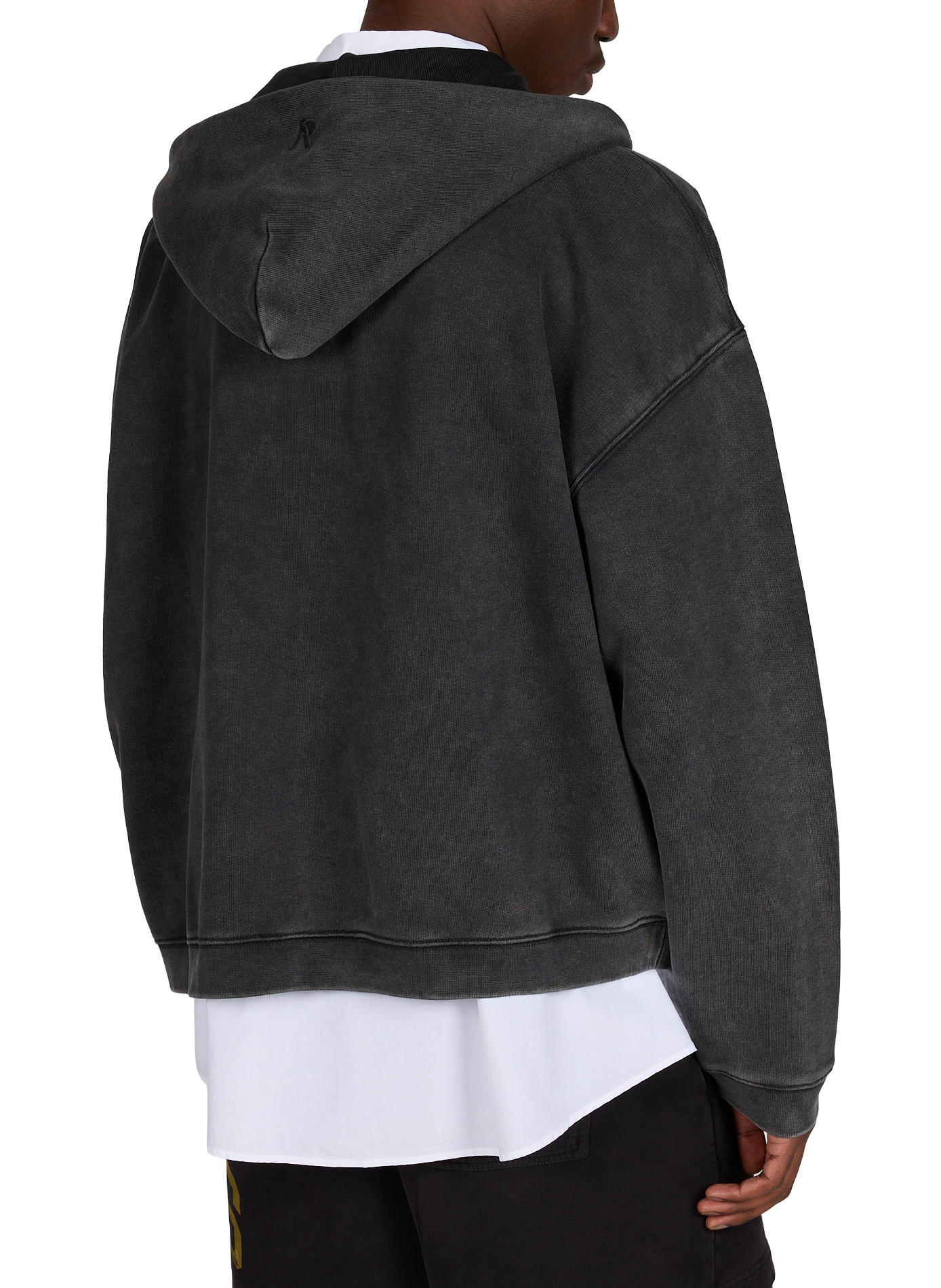 Pull ample à capuche en coton REPRESENT Gris