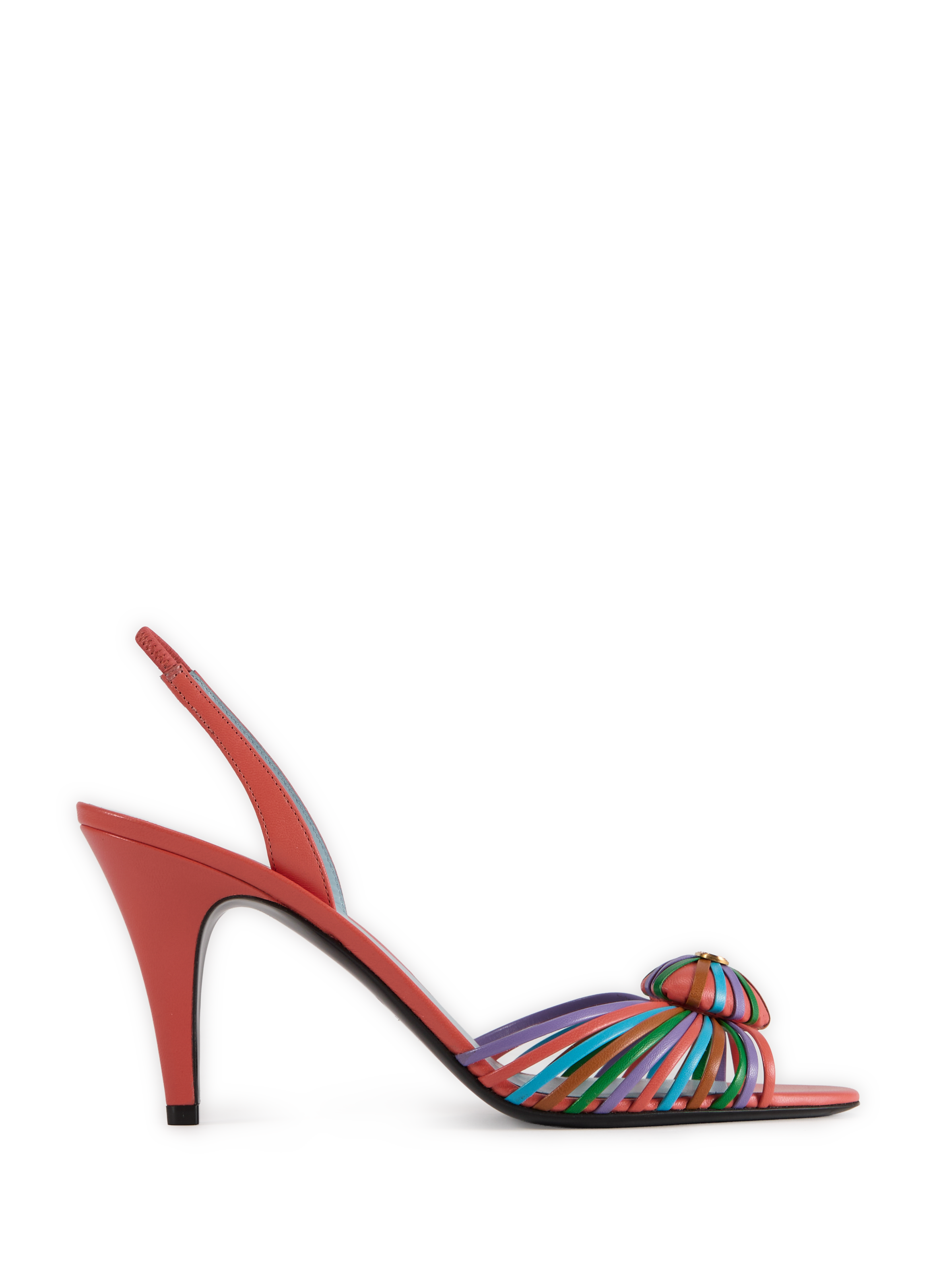Goat leather high-heeled sandals VALENTINO Multicolour