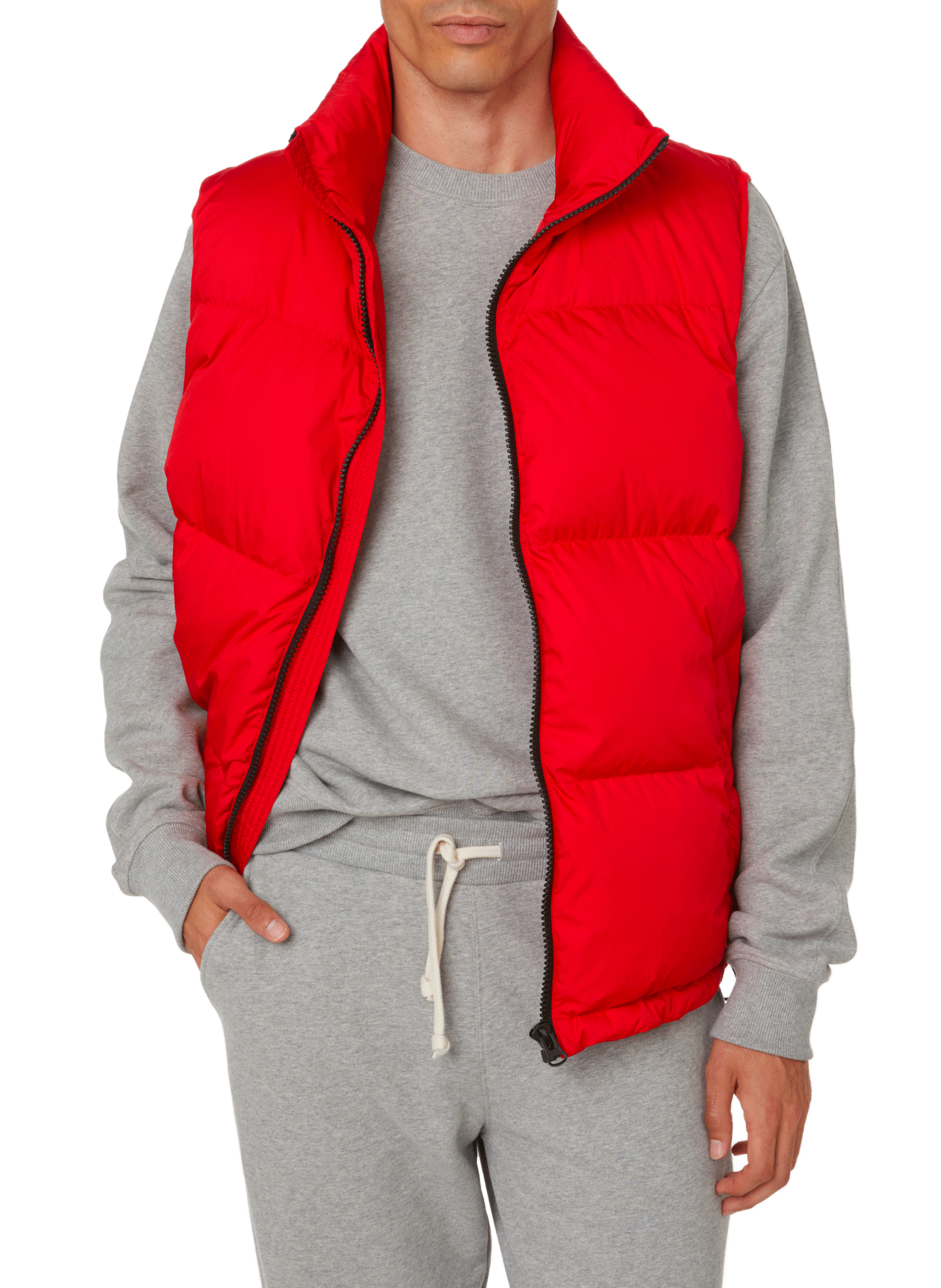 Sleeveless down jacket SAISON 1865 Red
