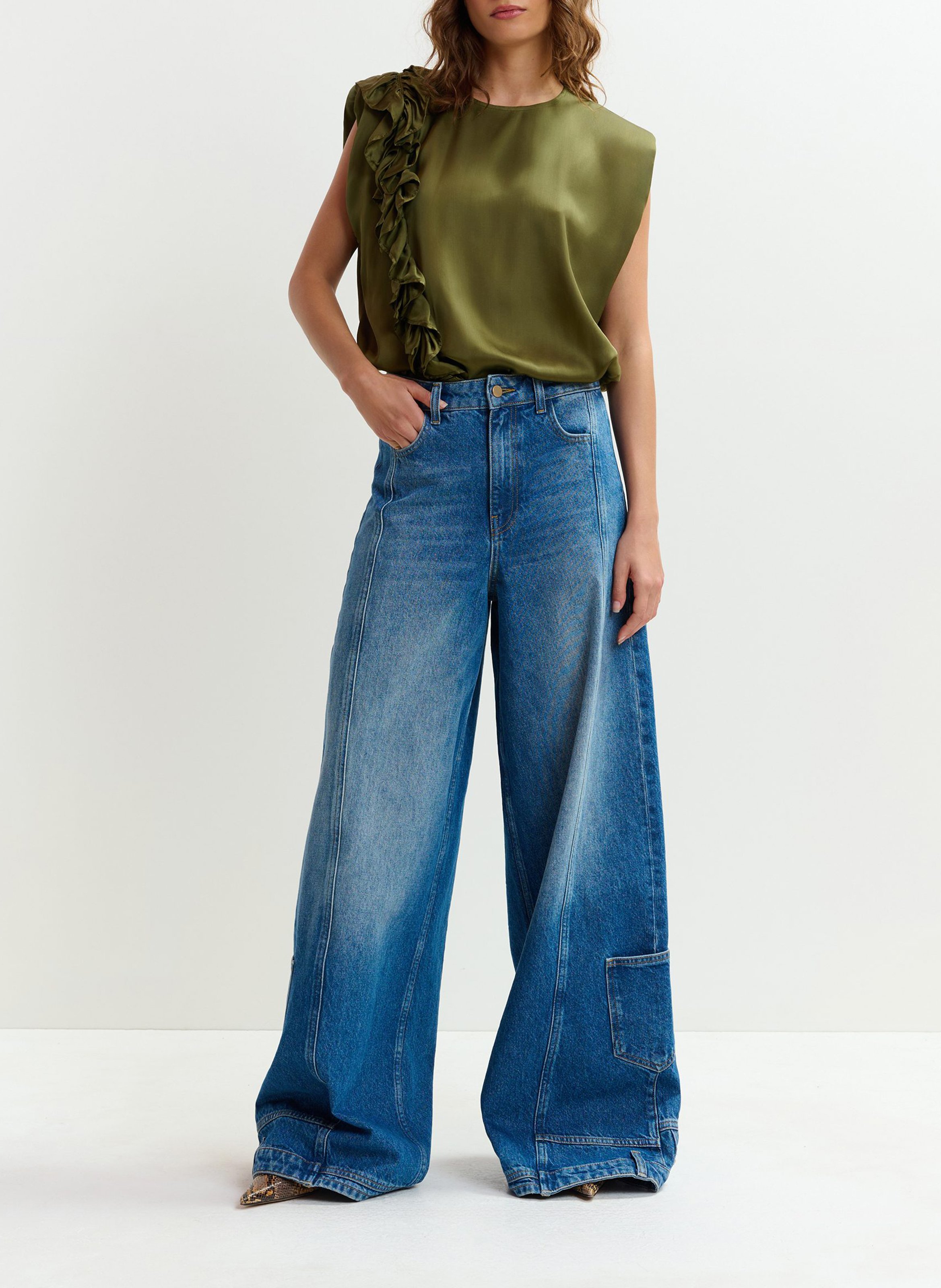 Top col rond joey ESSENTIEL ANTWERP Vert