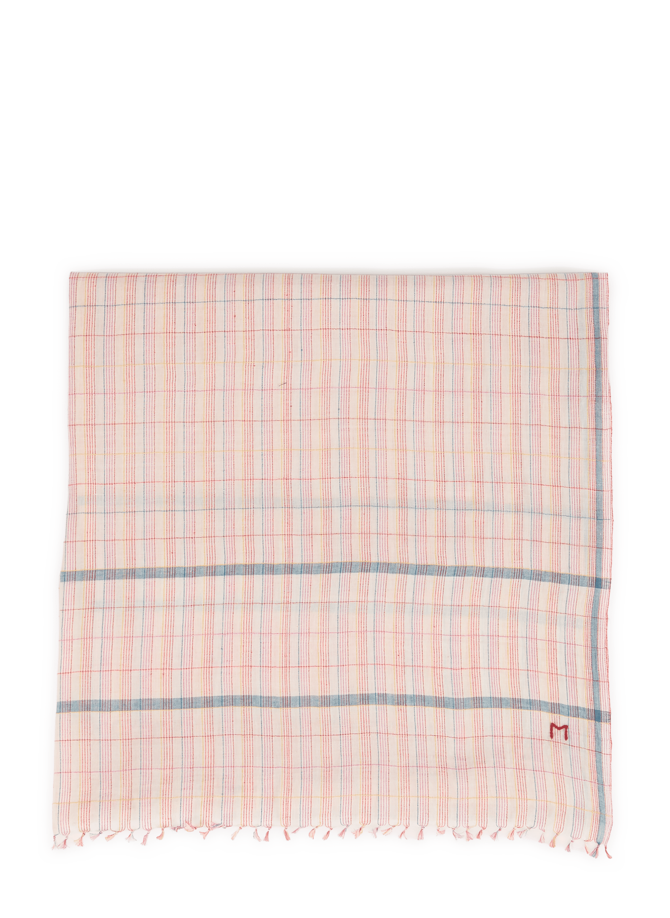 Checkered Cotton Scarf MOISMONT Multicolour