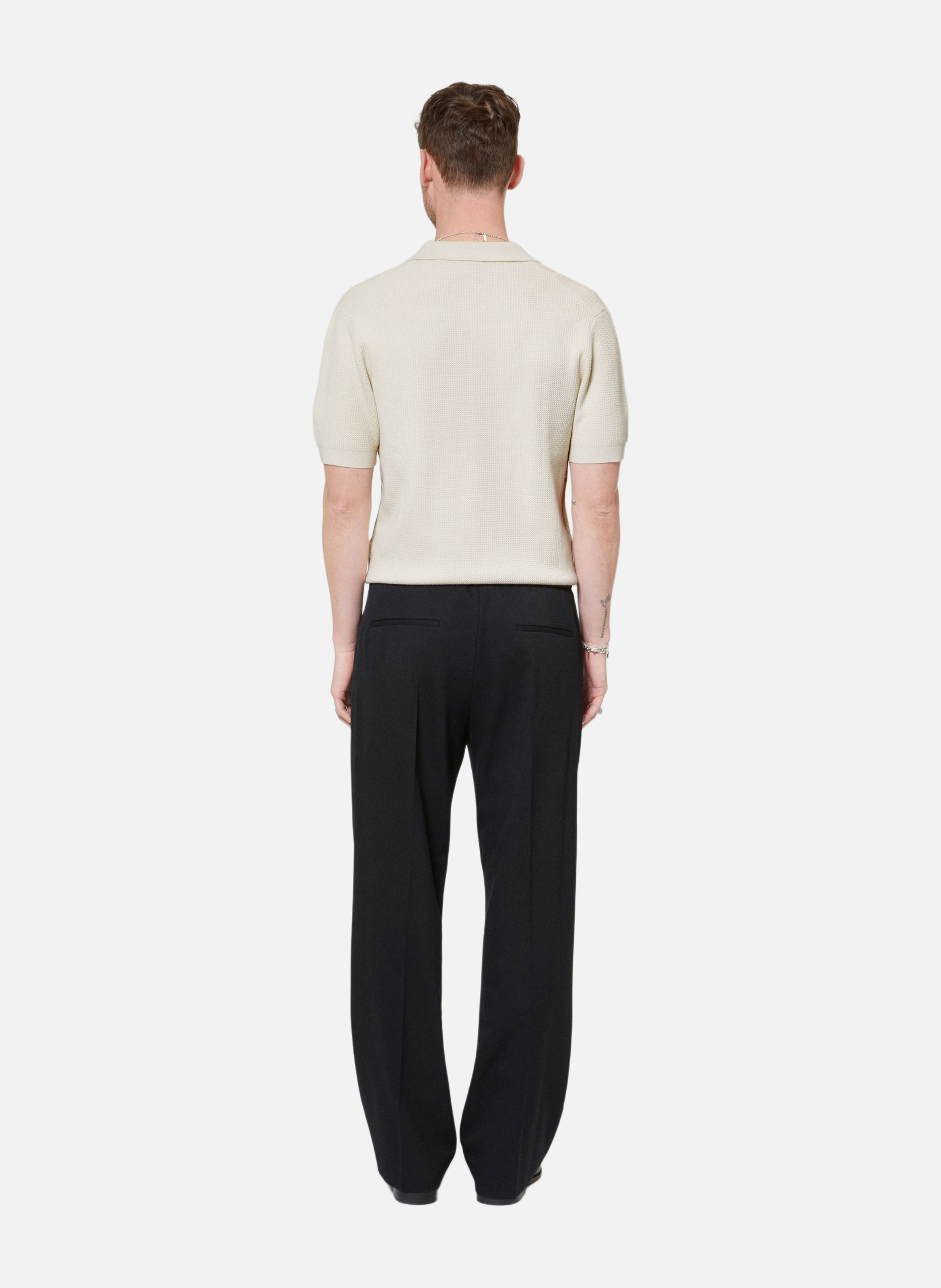 Pull col polo à zip THE KOOPLES Beige