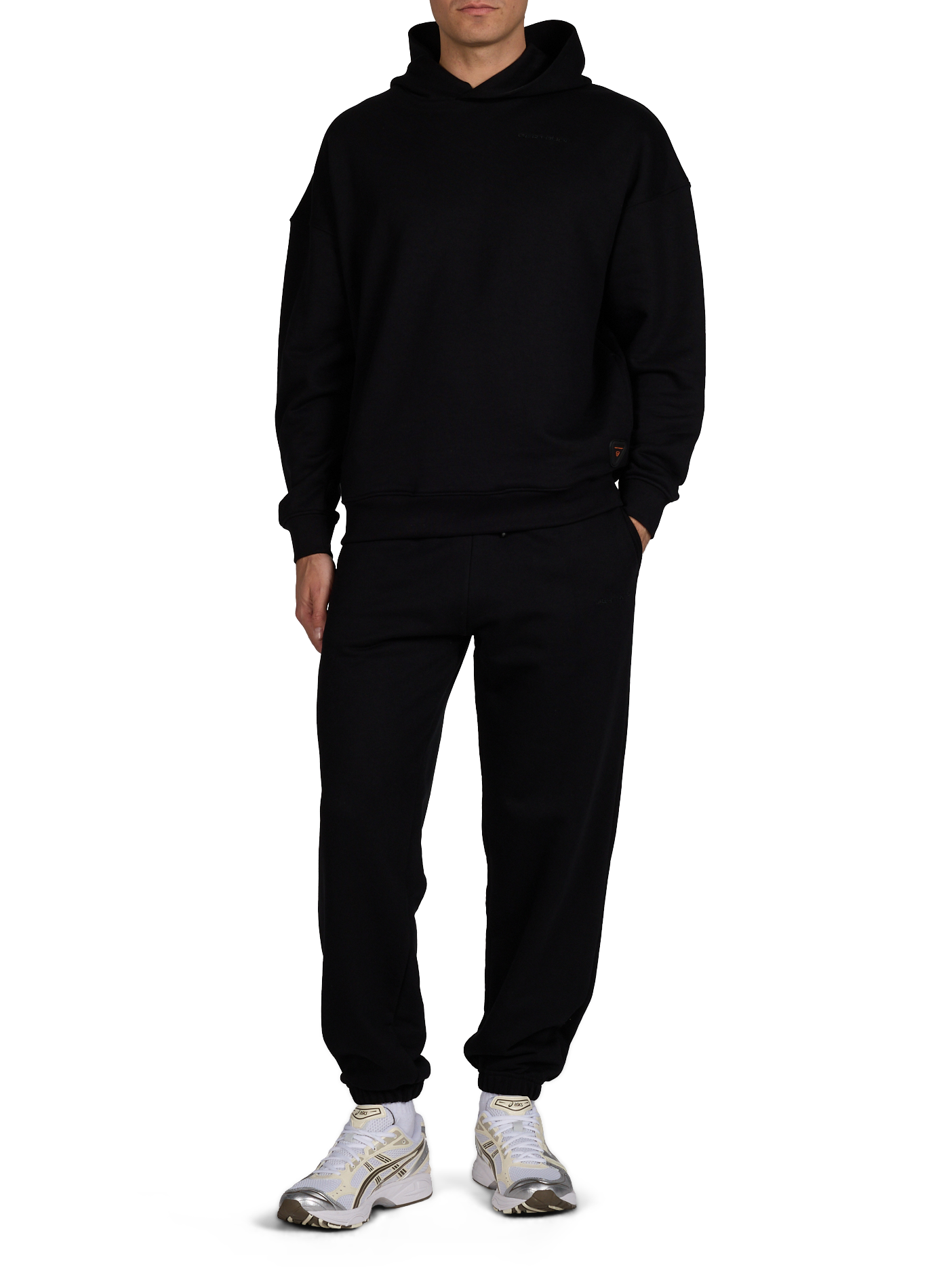 Daisy Blush Cotton Antoine Sweatshirt GERTRUDE ET GASTON Black